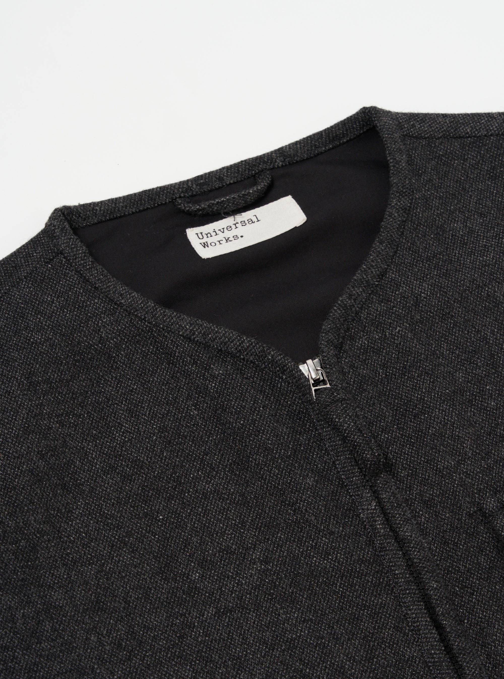 Grey Anders Wool Upcycled Parachute Liner Jacket