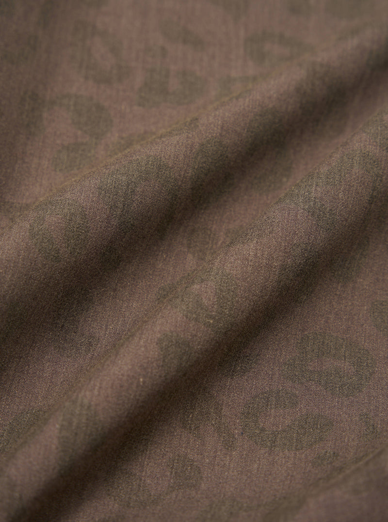 Sand Leopard Recycled Polytech Loose Pilot Trouser