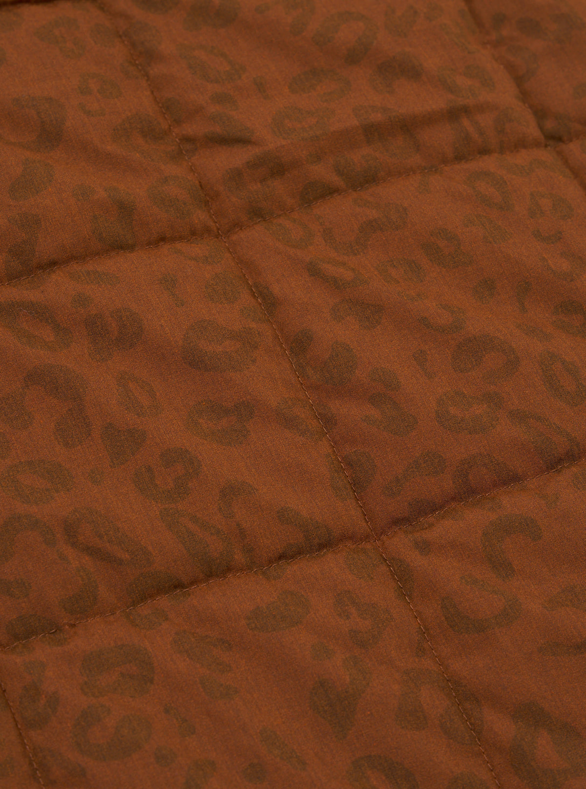 Orange Leopard Recycled Polytech Carlton Gilet