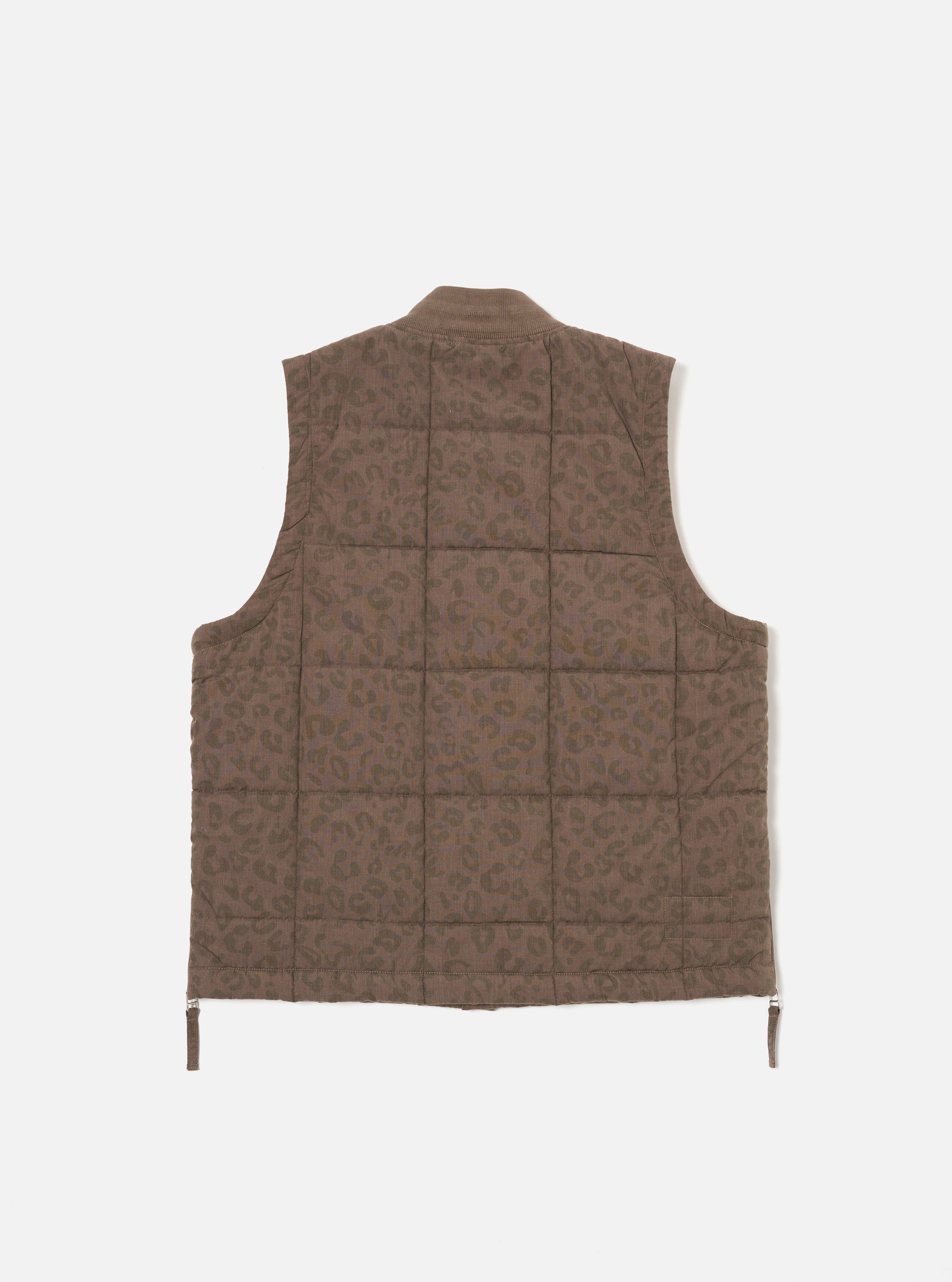 Sand Leopard Recycled Polytech Carlton Gilet