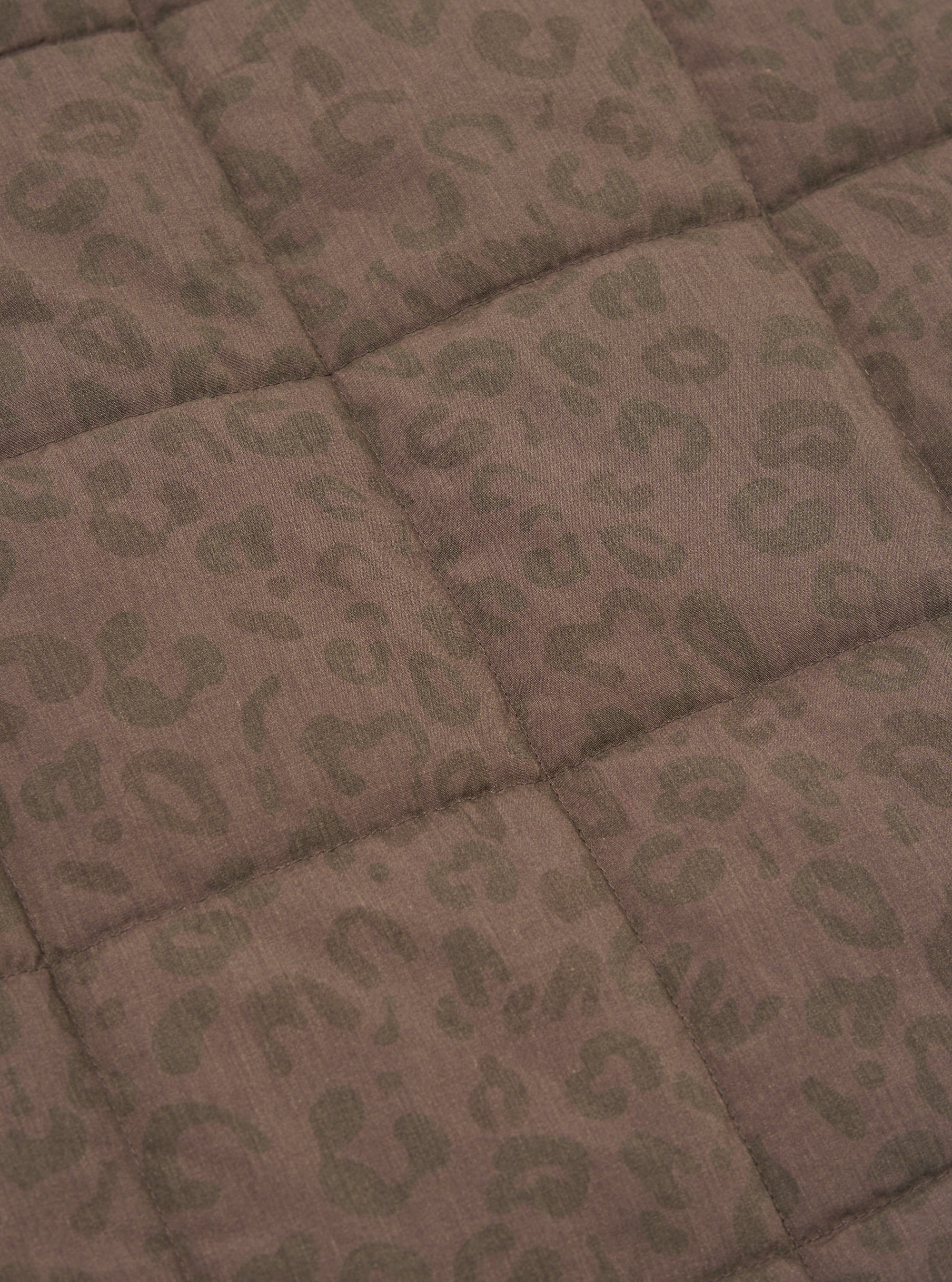 Sand Leopard Recycled Polytech Carlton Gilet