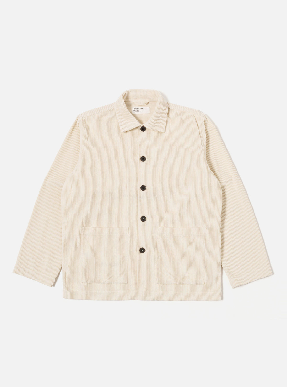 Ecru 6 Wale Cord Easy Jacket