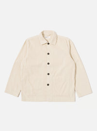 Ecru 6 Wale Cord Easy Jacket