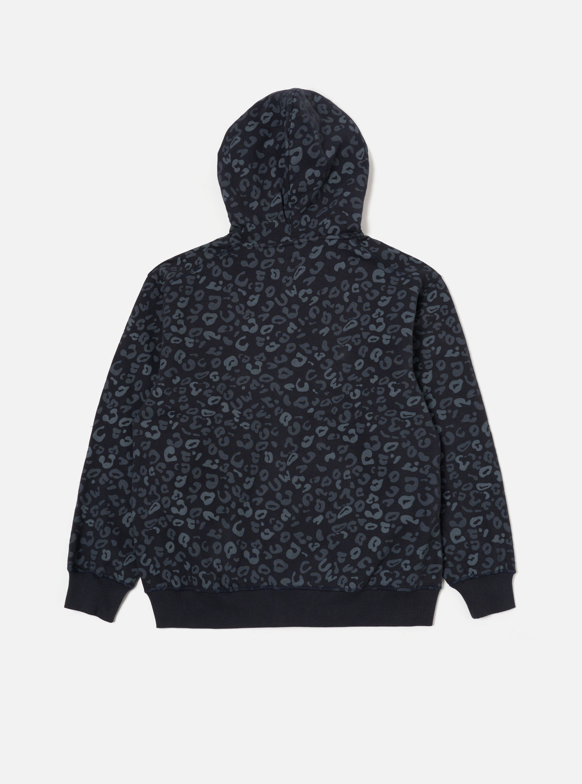 Navy Leopard Brush Back New York Hoody