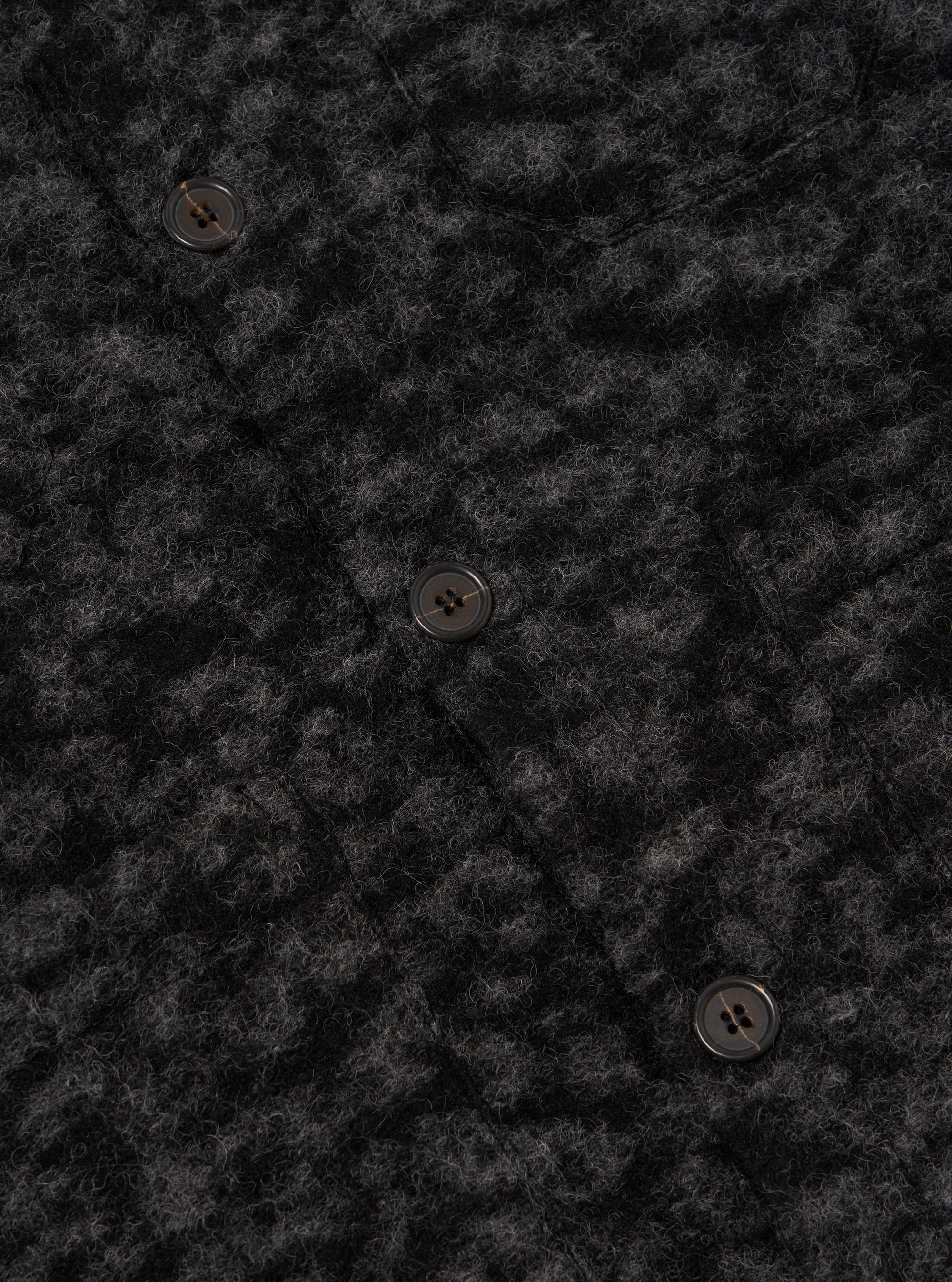 Black/Anthracite Leopard ll Fleece Cardigan