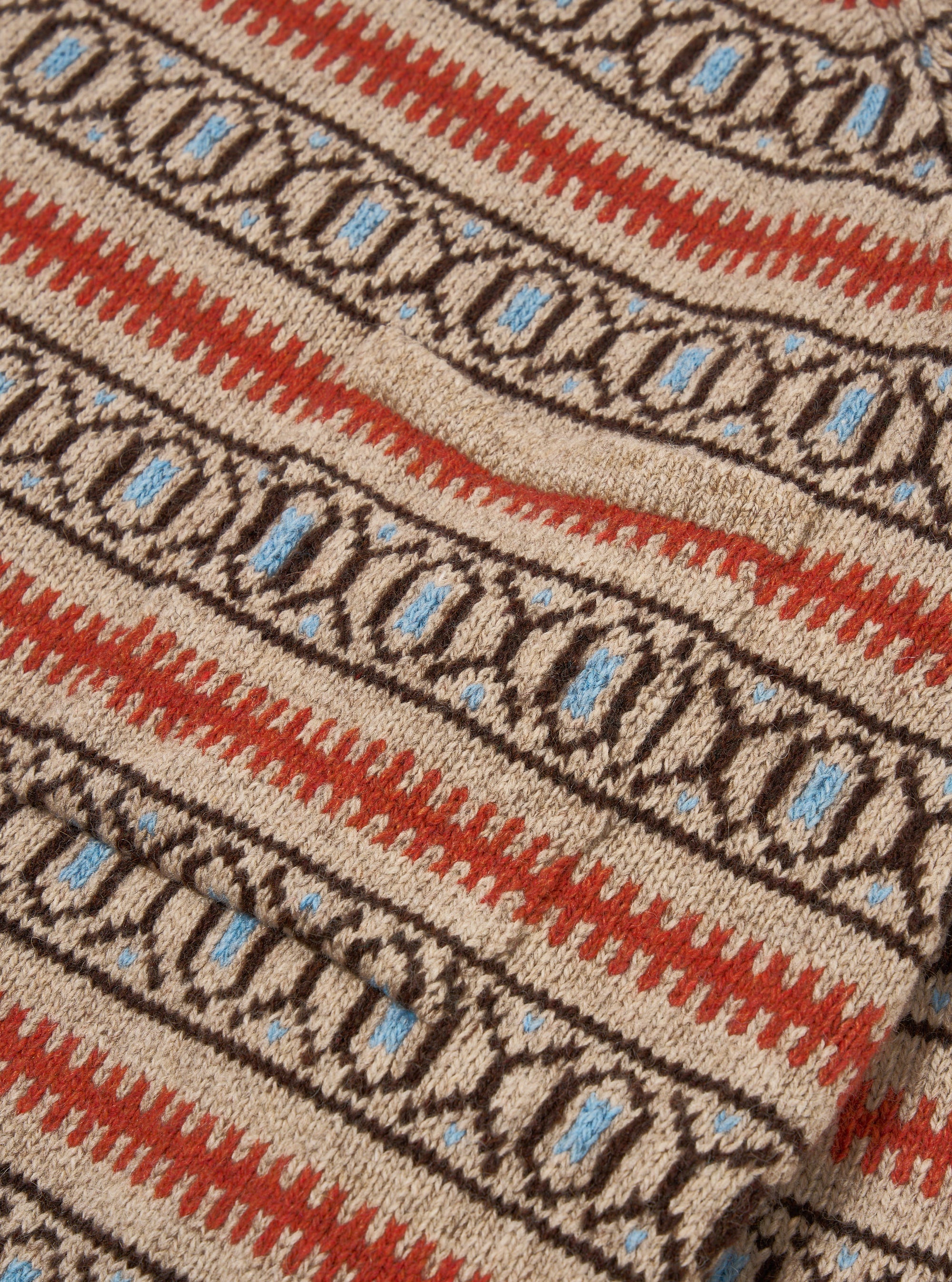Oatmeal Eco Wool Loose Pocket Crew