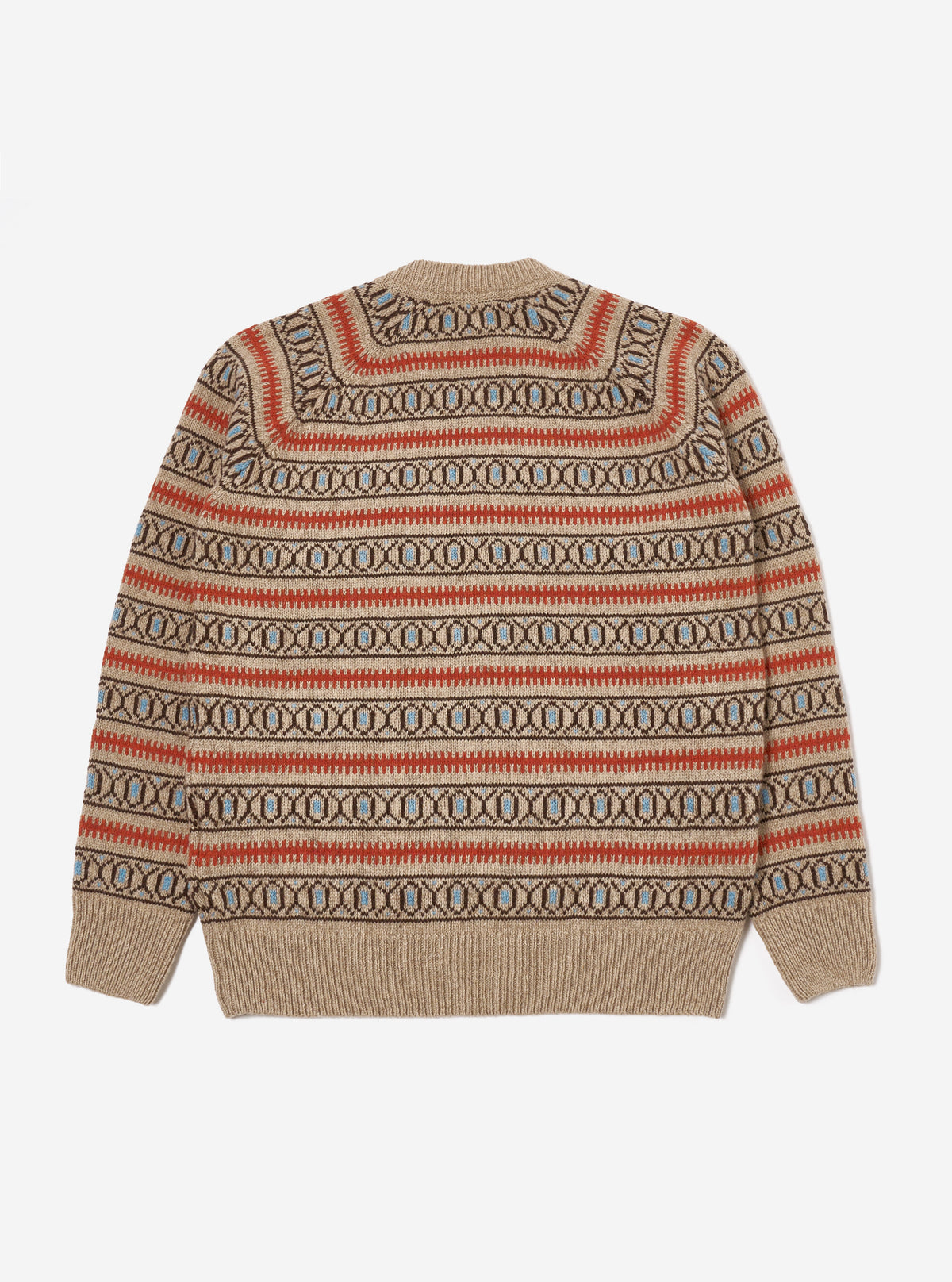 Oatmeal Eco Wool Loose Pocket Crew