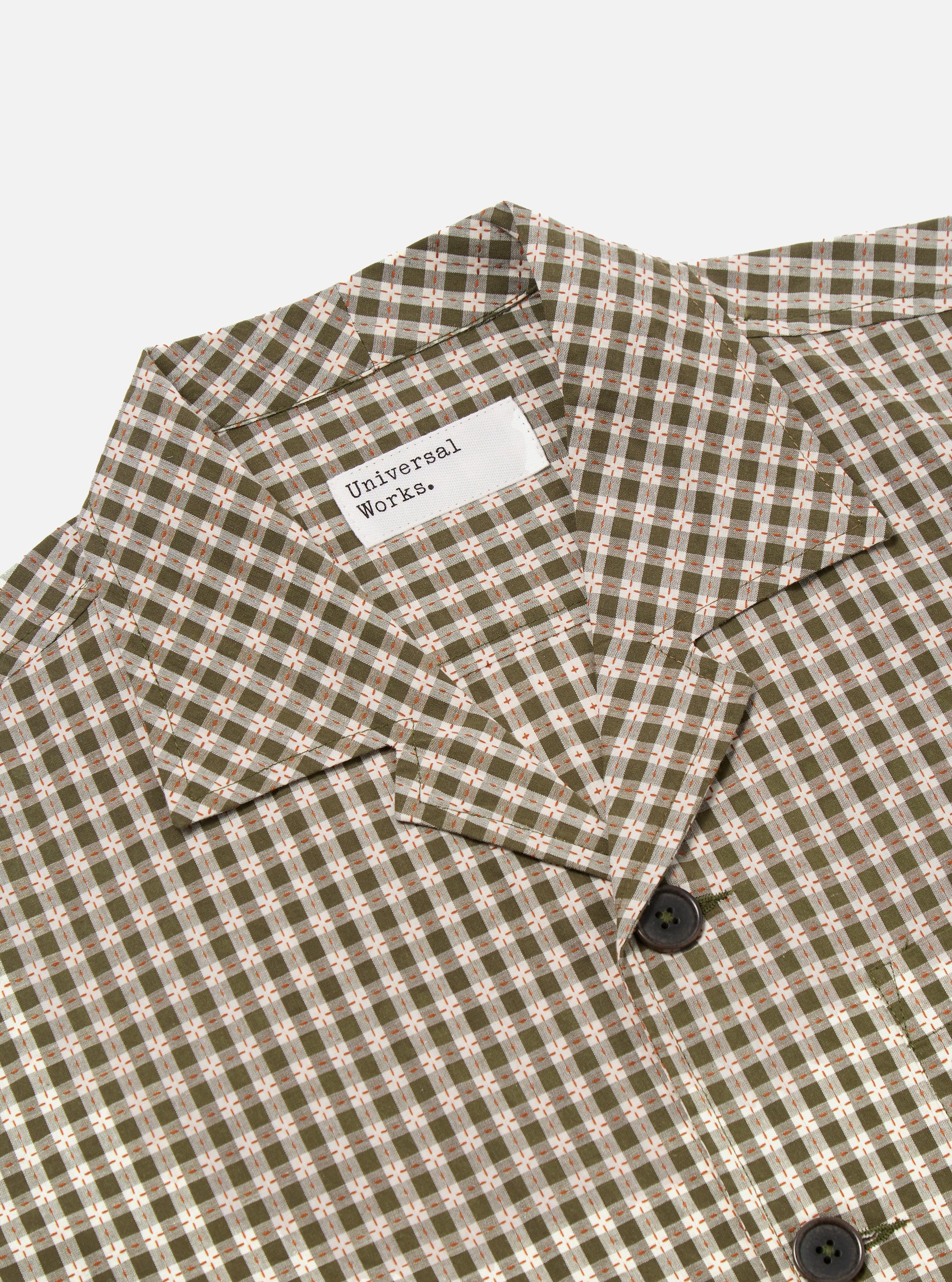 Olive Dobby Check Cancun Jacket