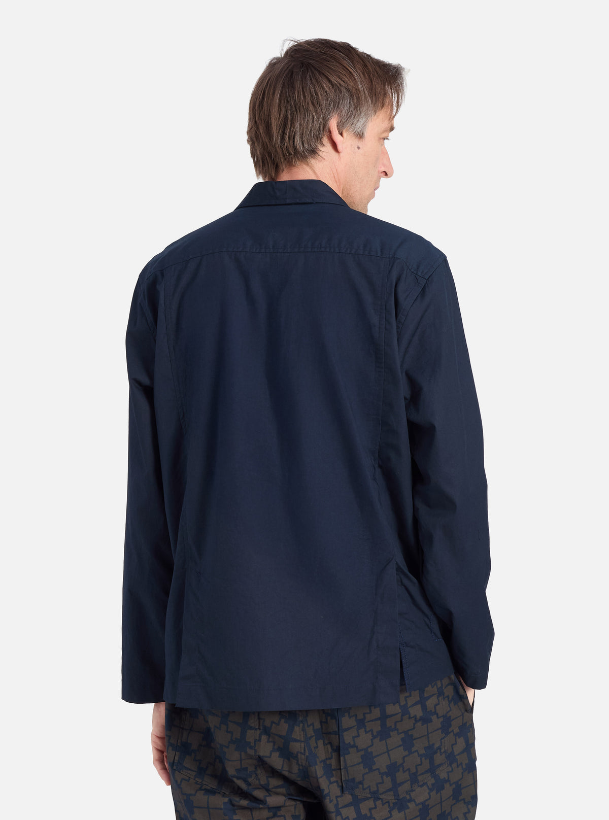 Navy Broadcloth Cancun Jacket