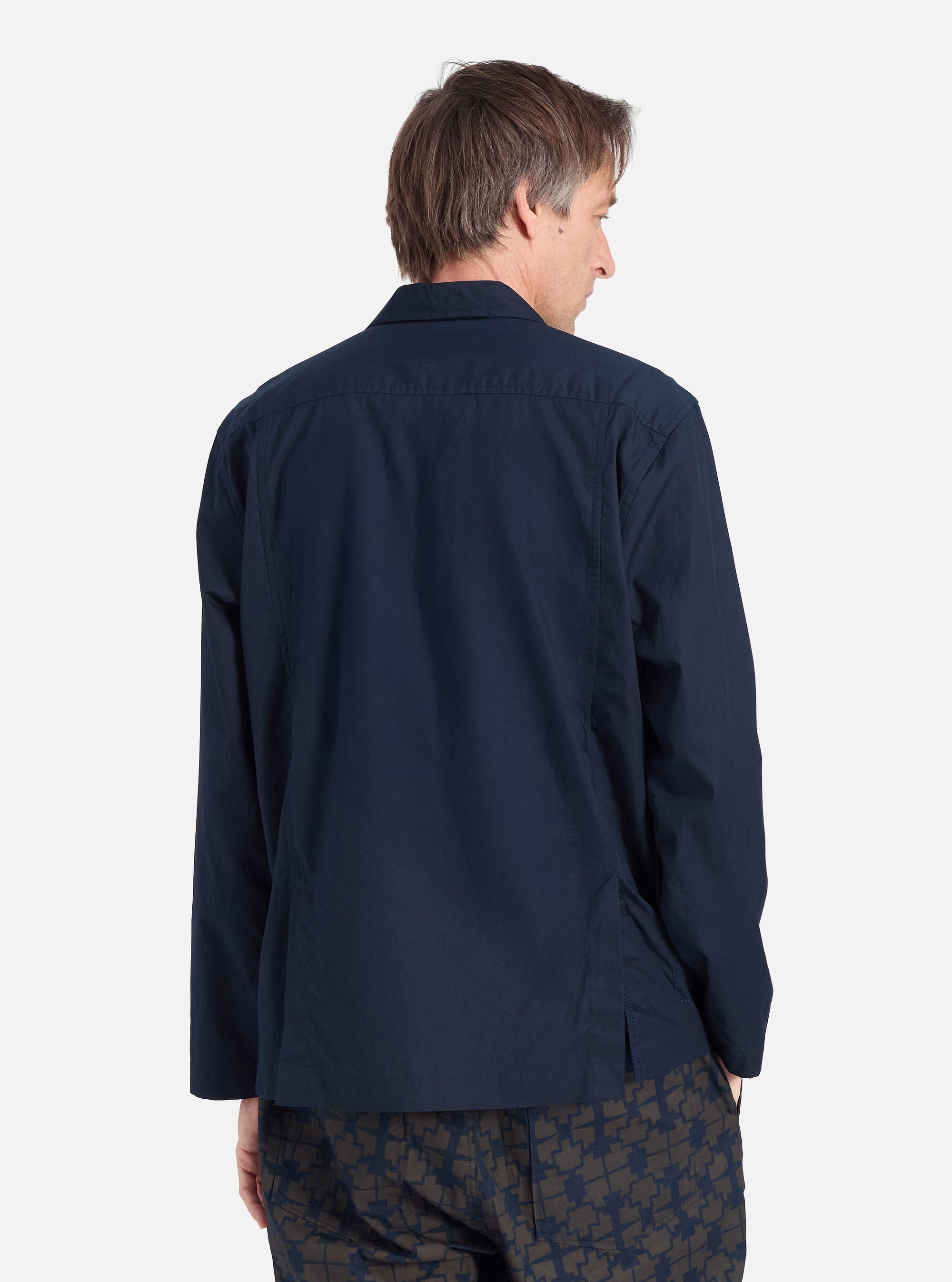 Navy Broadcloth Cancun Jacket