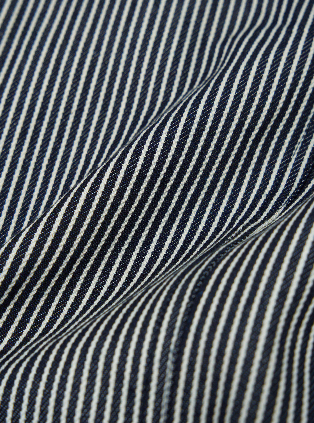 Indigo Hickory Stripe Denim Original Bakers Jacket