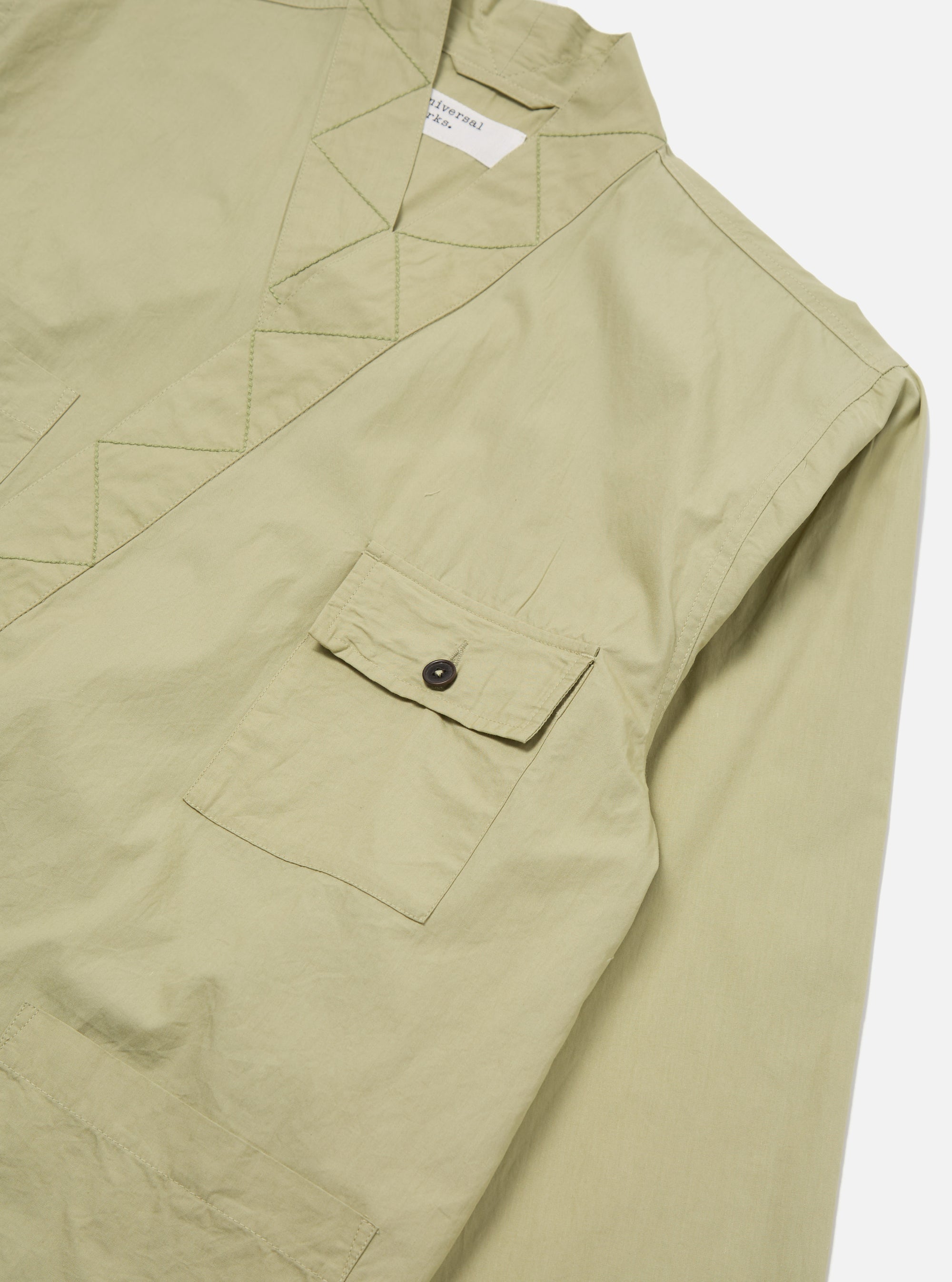 Pale Green Broadcloth Osaka Work Jacket