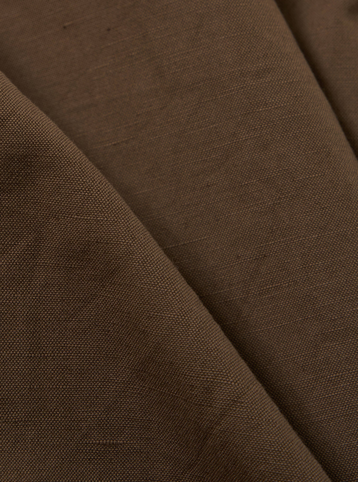 Khaki Linen Slub Weave Three Button Jacket
