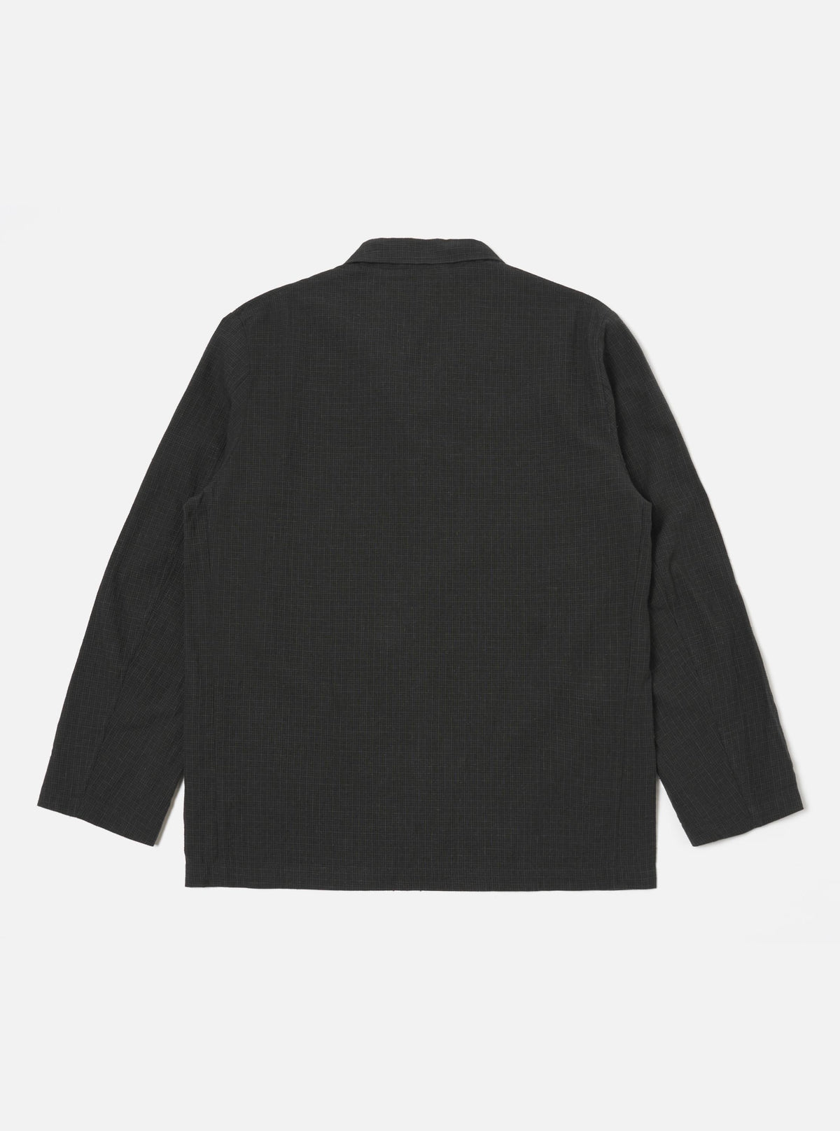 Charcoal Fine Linen Mix Three Button Jacket
