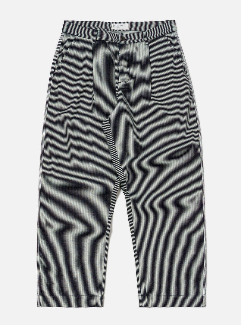 Indigo Hickory Stripe Denim Duke Pant