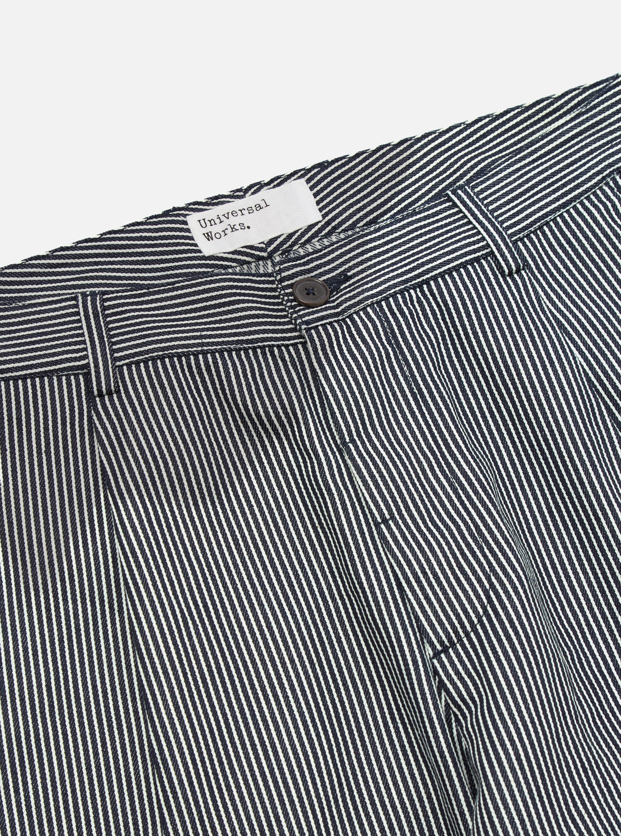 Indigo Hickory Stripe Denim Duke Pant