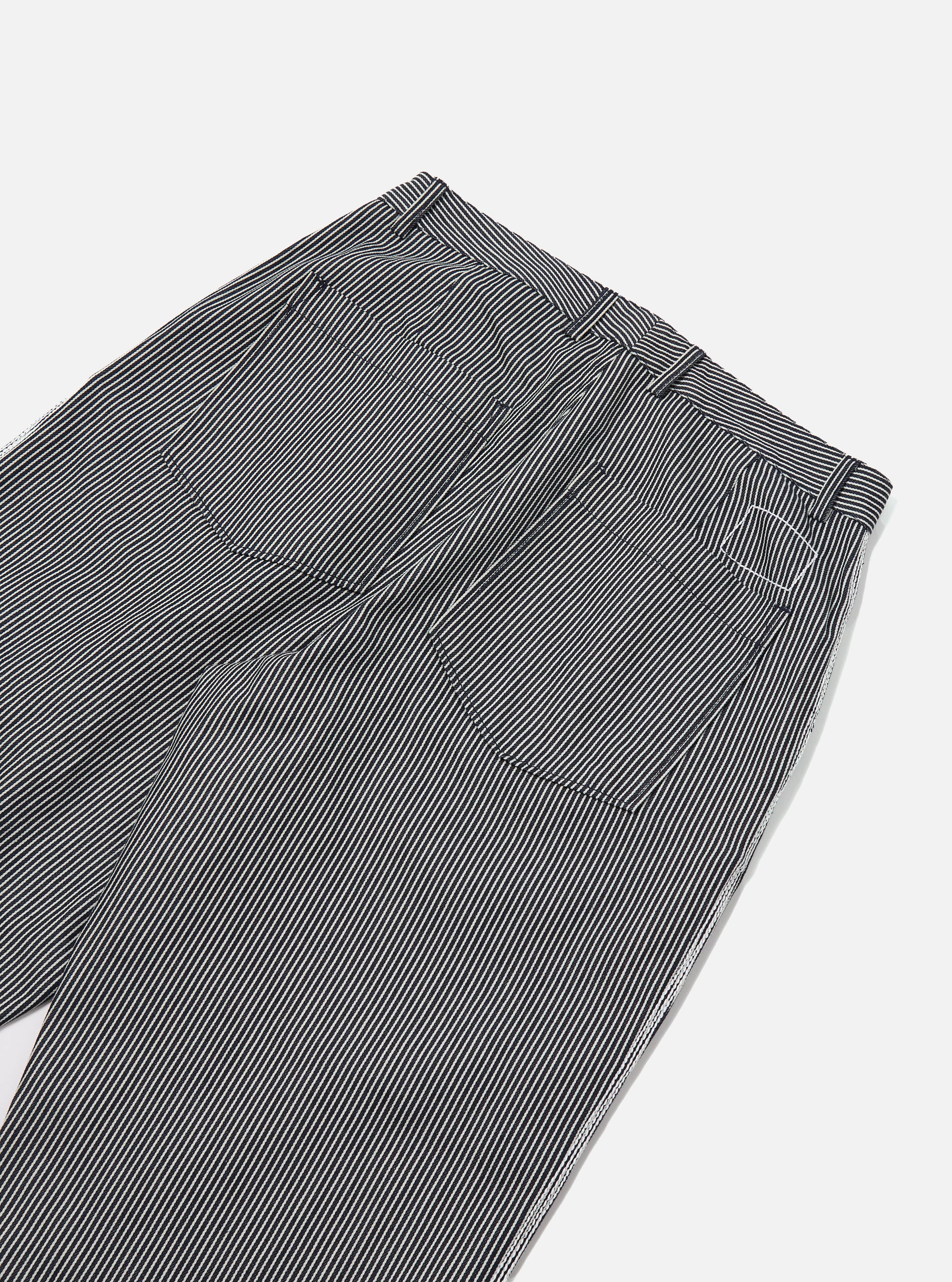 Indigo Hickory Stripe Denim Duke Pant