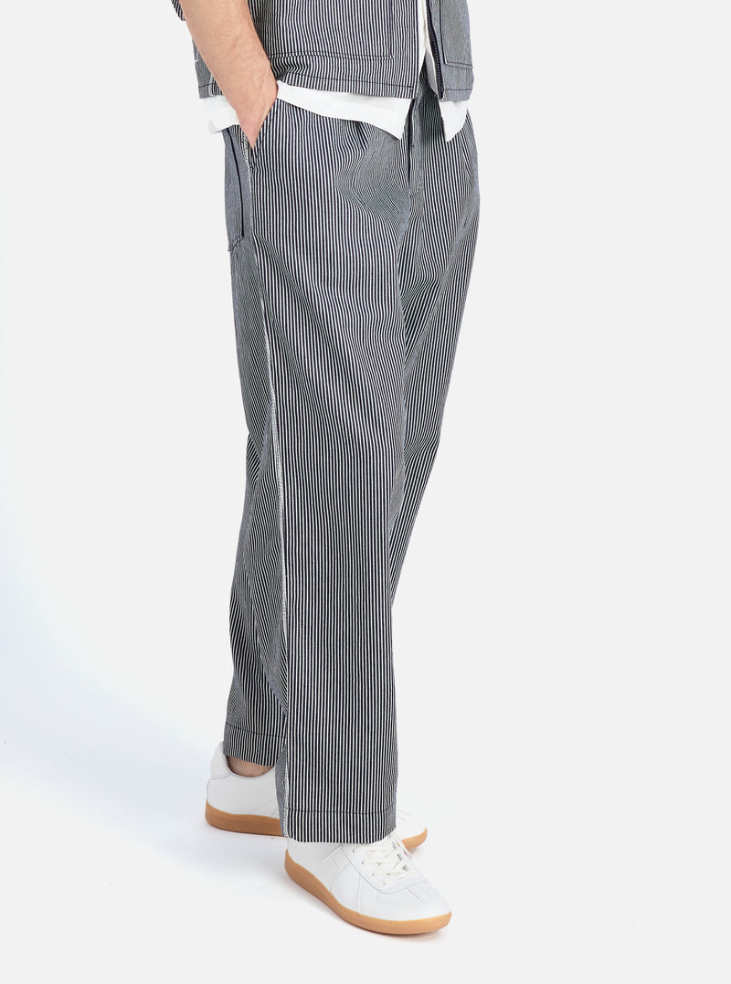 Indigo Hickory Stripe Denim Duke Pant