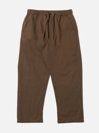Khaki Linen Slub Weave Hi Water Trouser