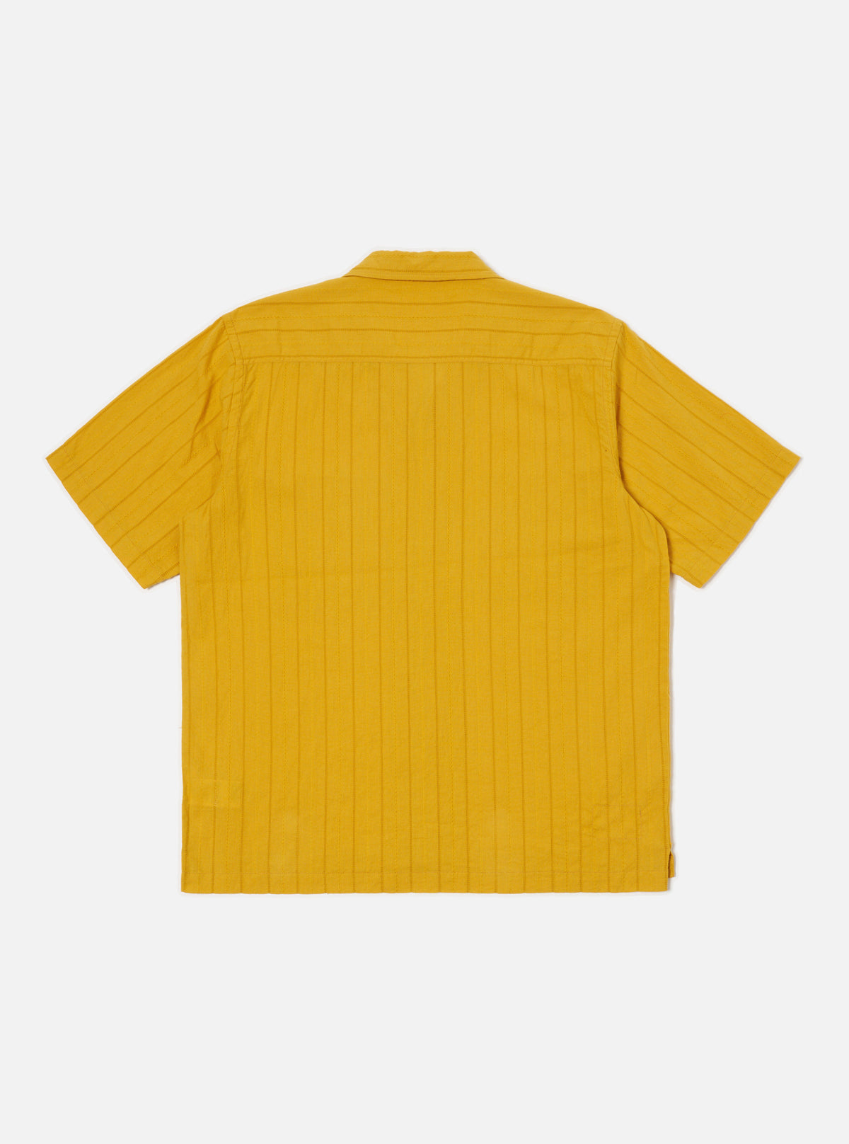 Mustard Dobby Self Stripe Camper Shirt