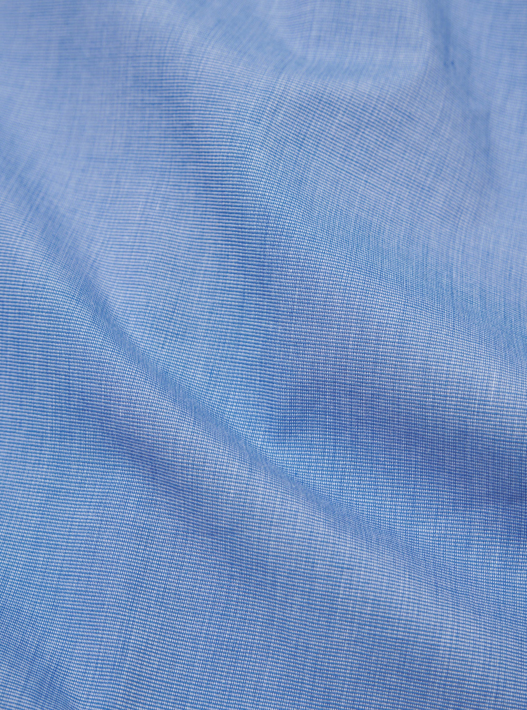 Blue End On End Cotton Garage Shirt