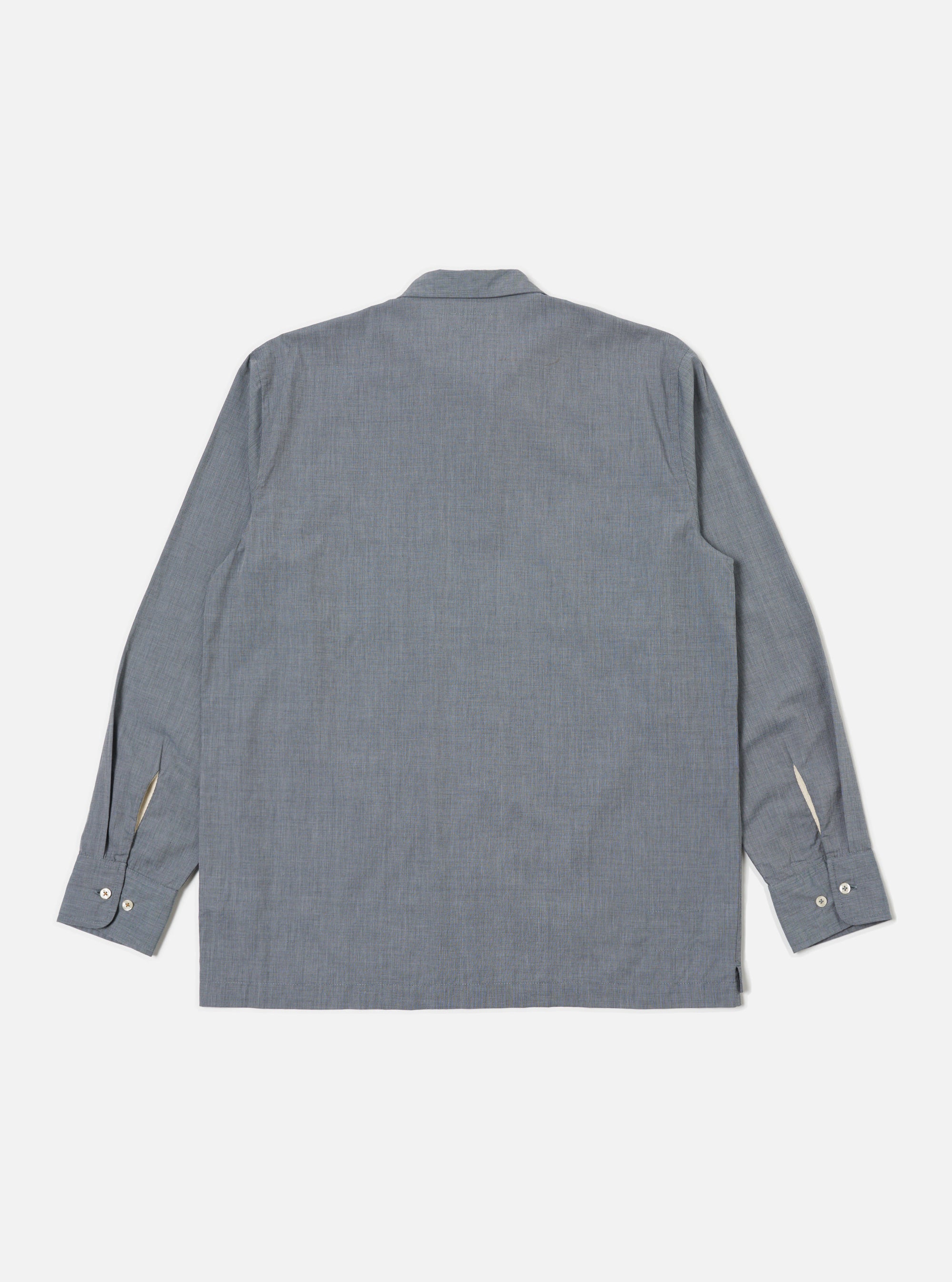 Grey End On End Cotton Garage Shirt