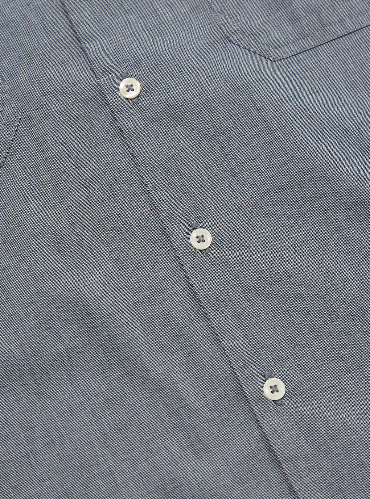 Grey End On End Cotton Garage Shirt