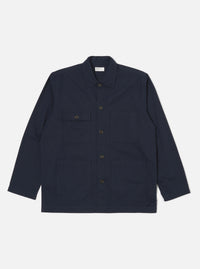 Navy Military Cotton Dockside Overshirt