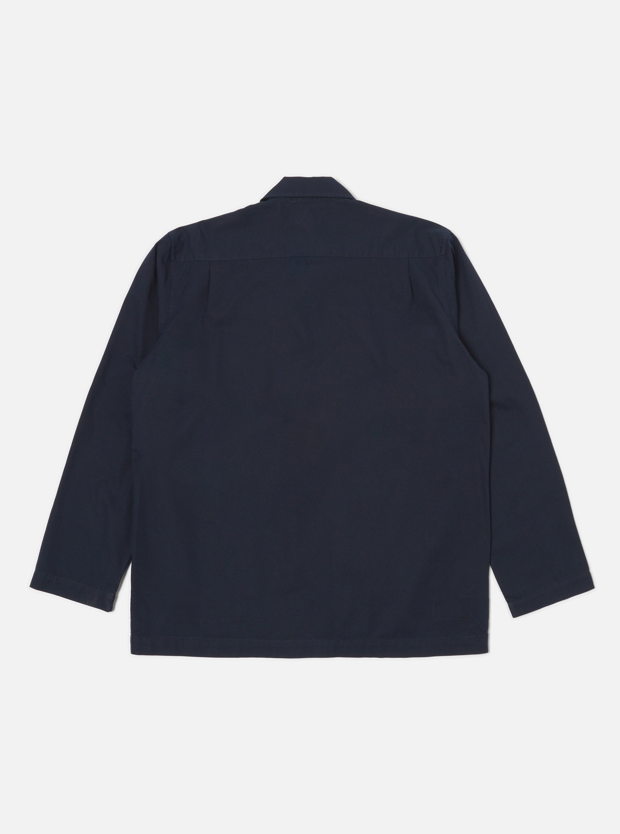 Navy Military Cotton Dockside Overshirt