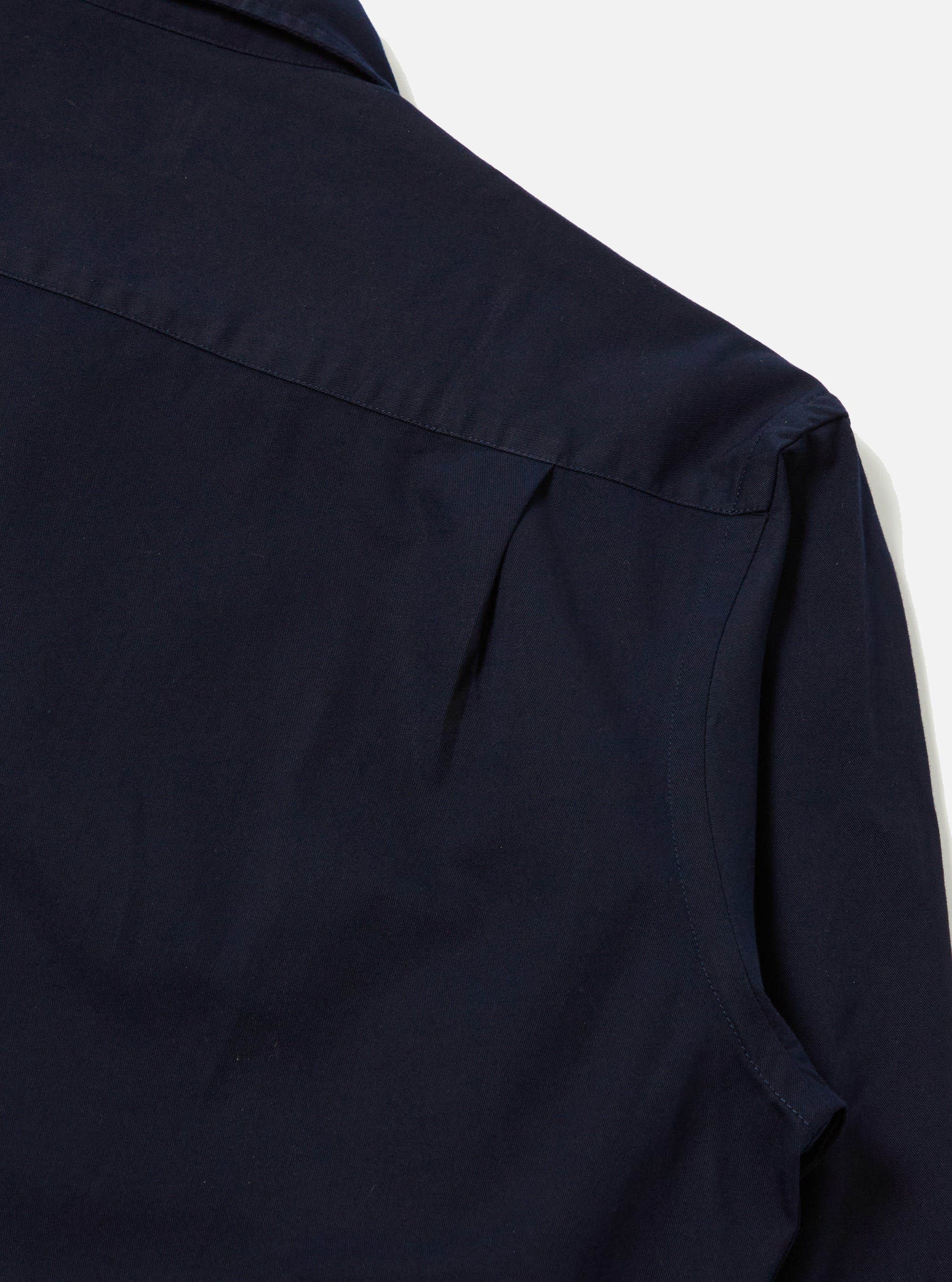 Navy Military Cotton Dockside Overshirt