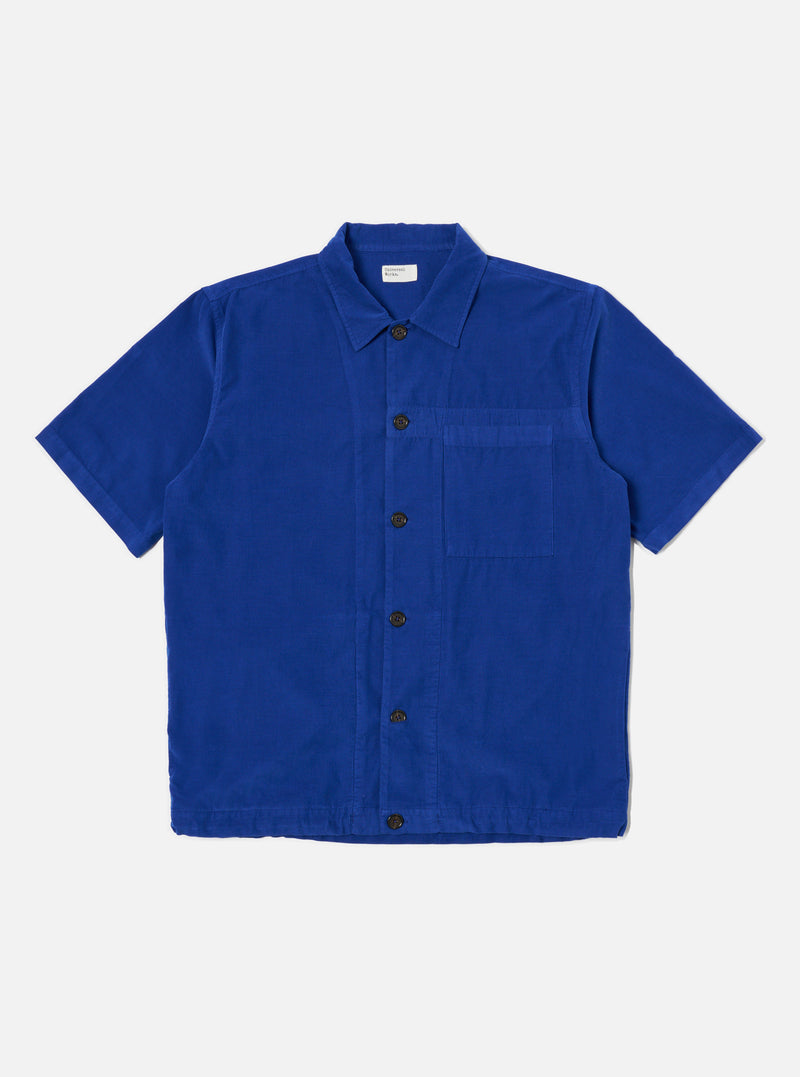 Work Blue Summer Cord Tech Overshirt
