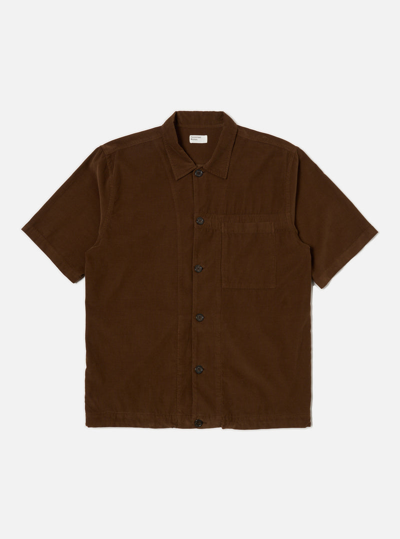 Khaki Summer Cord Tech Overshirt