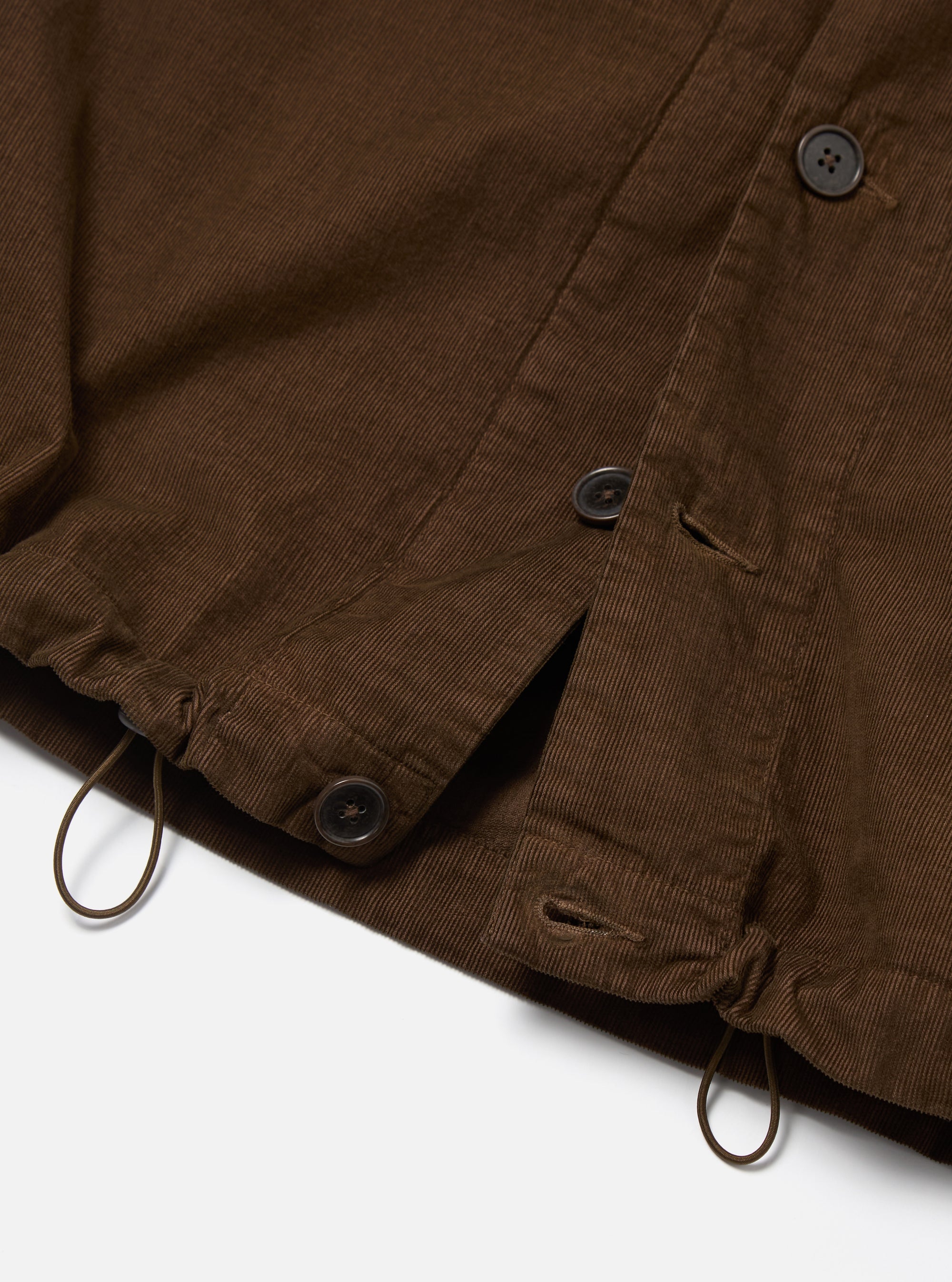 Khaki Summer Cord Tech Overshirt