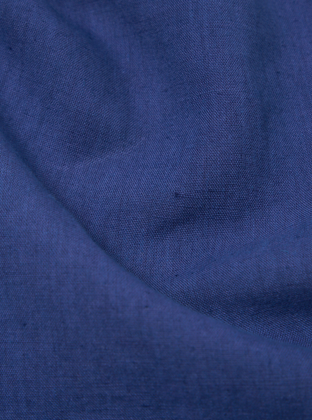 Blue Linen Cotton Shirting Travail Overshirt