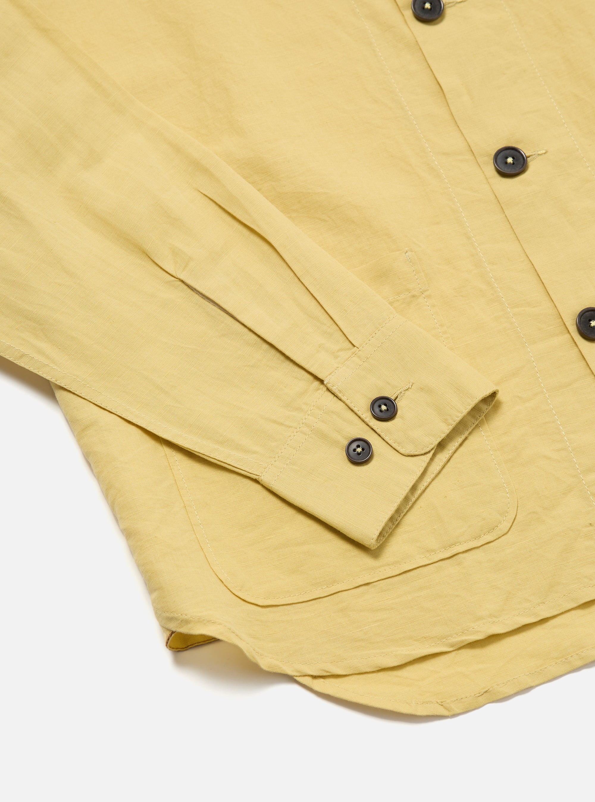 Lemon Linen Cotton Shirting Travail Overshirt