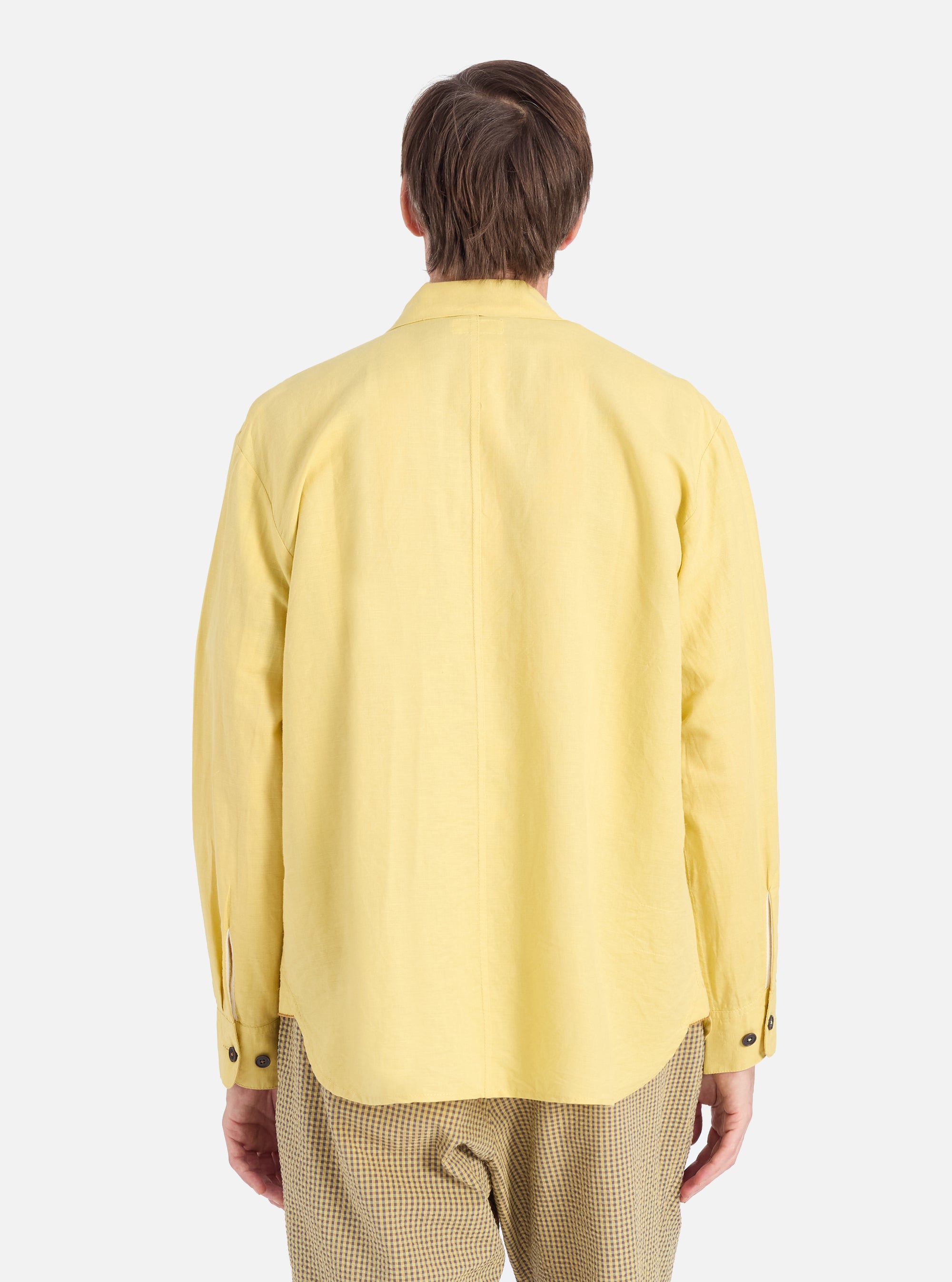 Lemon Linen Cotton Shirting Travail Overshirt