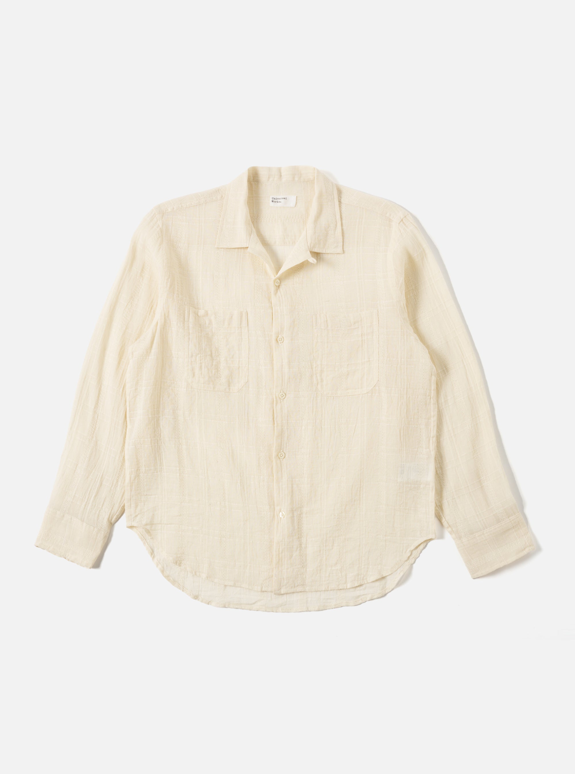 Ecru Acapulco Weave Work Shirt