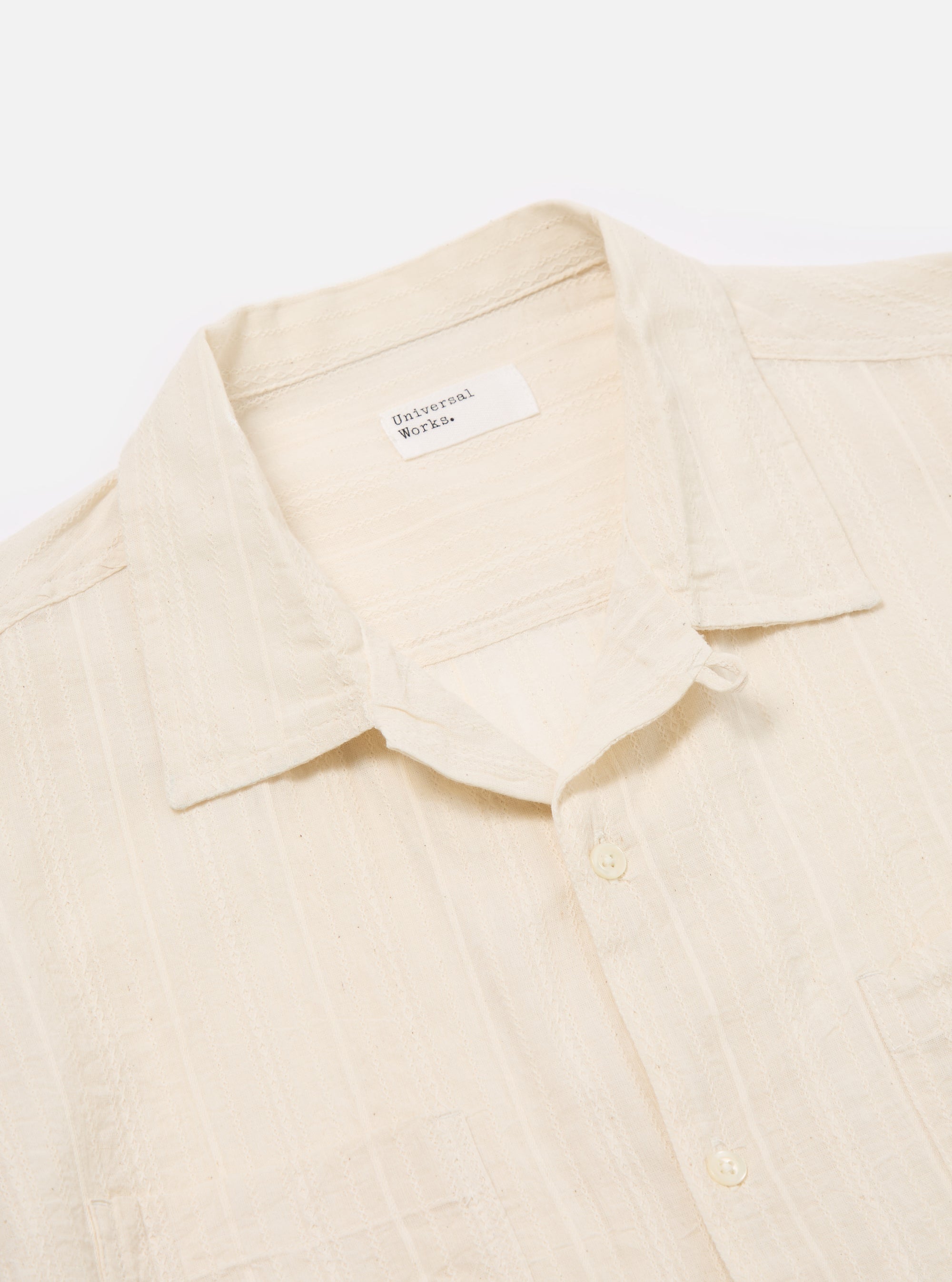 Ecru Acapulco Weave Work Shirt