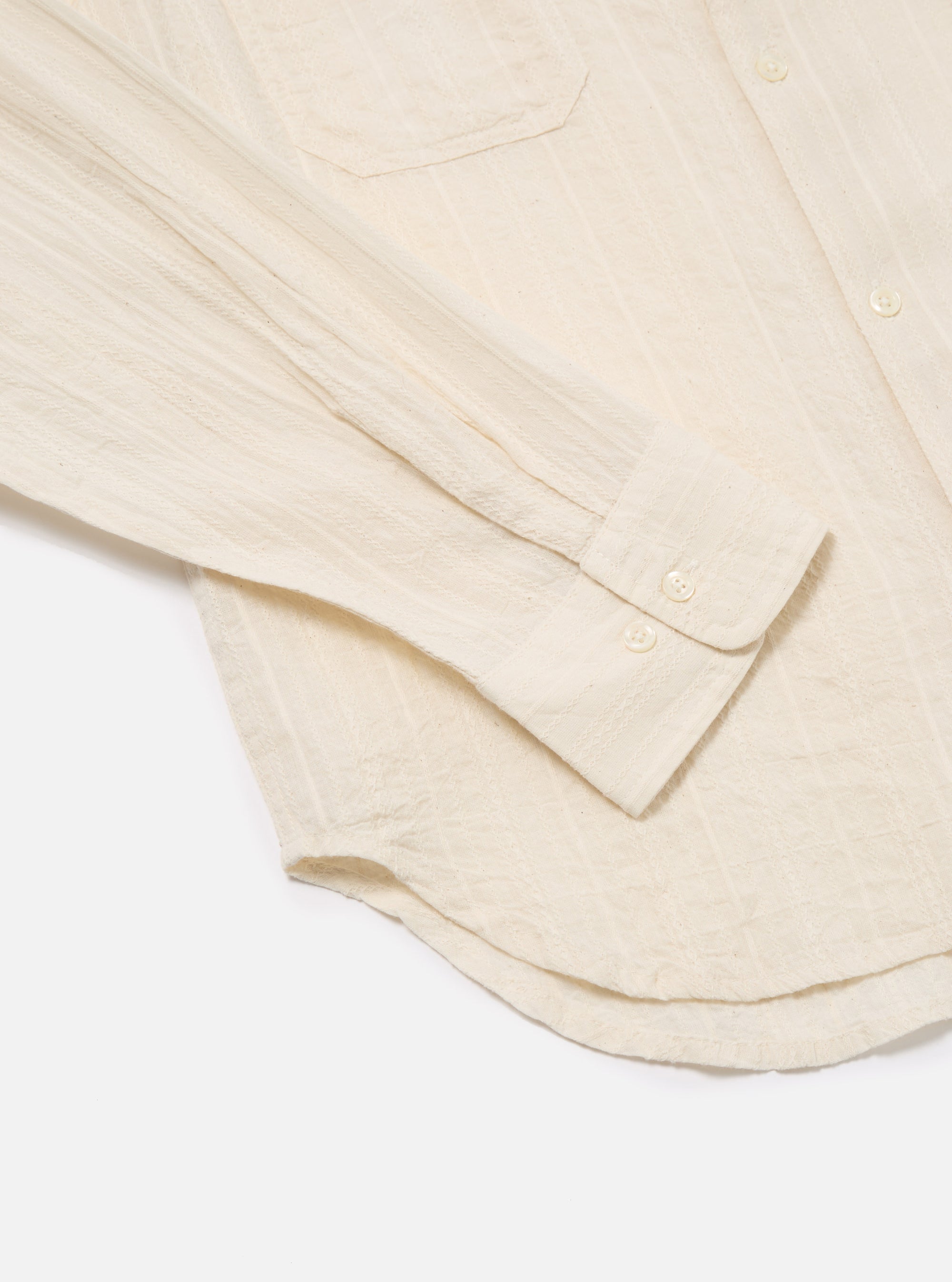 Ecru Acapulco Weave Work Shirt