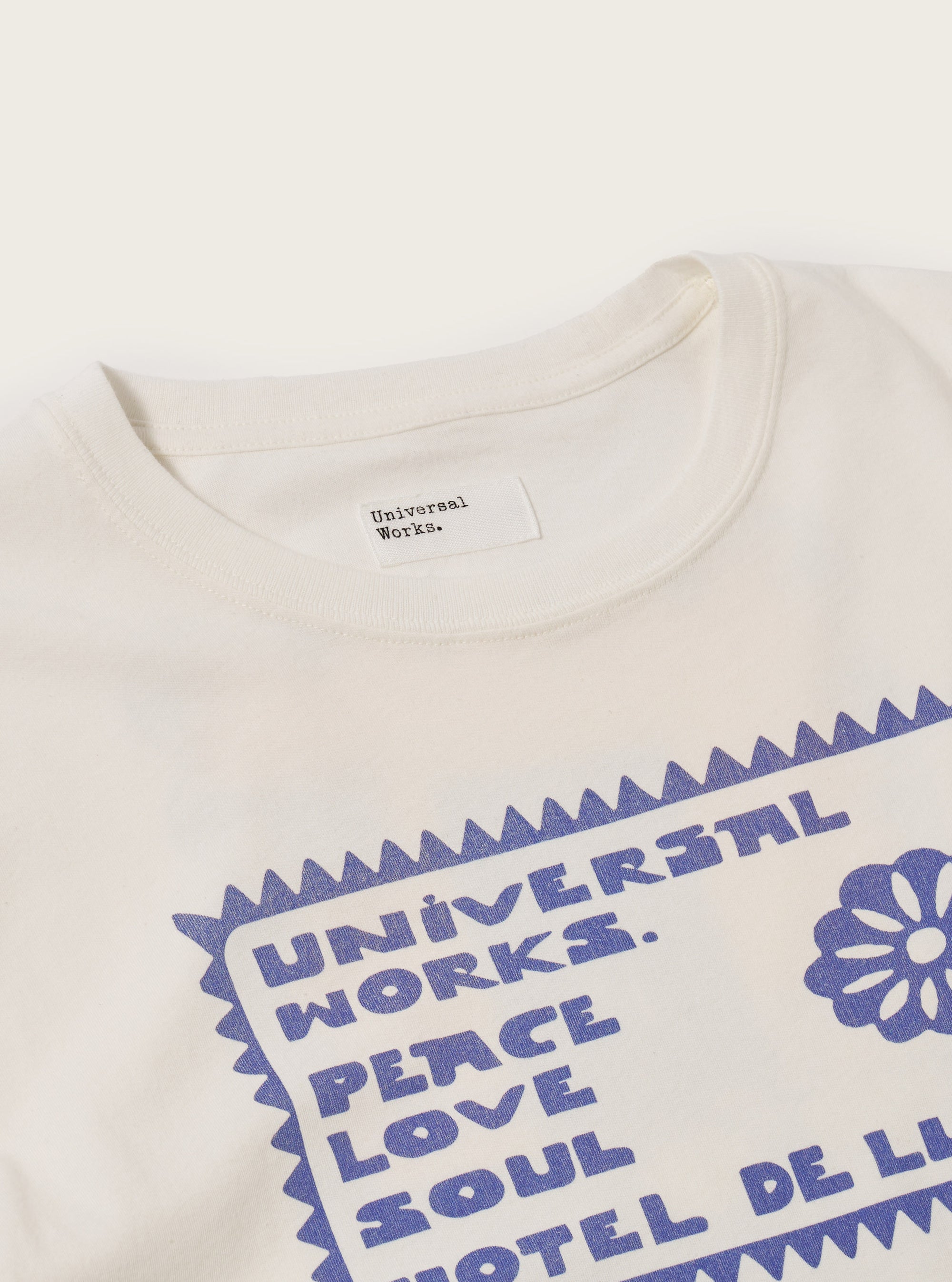 Ecru/Yellow Single Jersey Pickup Print Tee