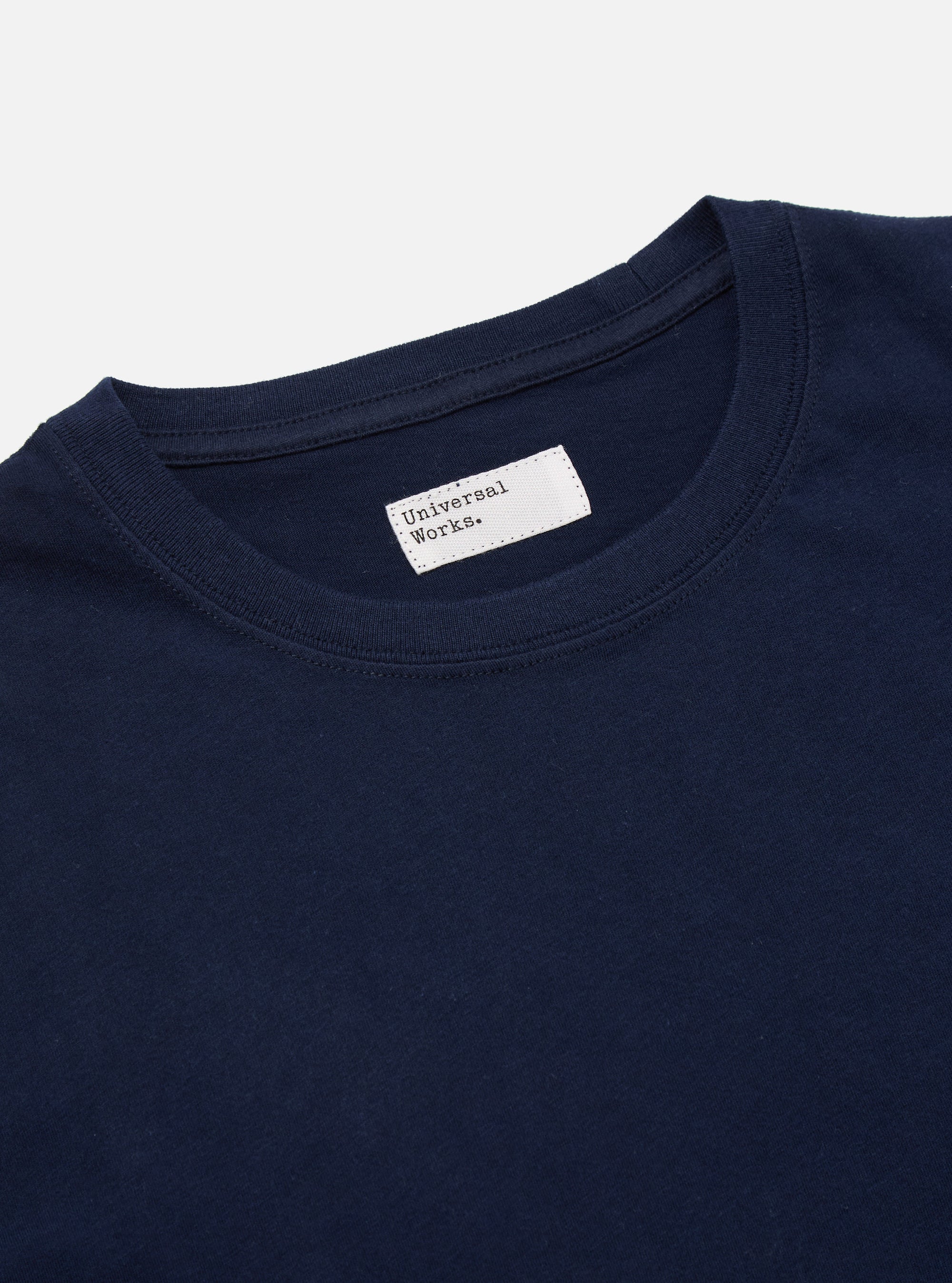 Navy/Yellow Single Jersey Print Pocket Tee