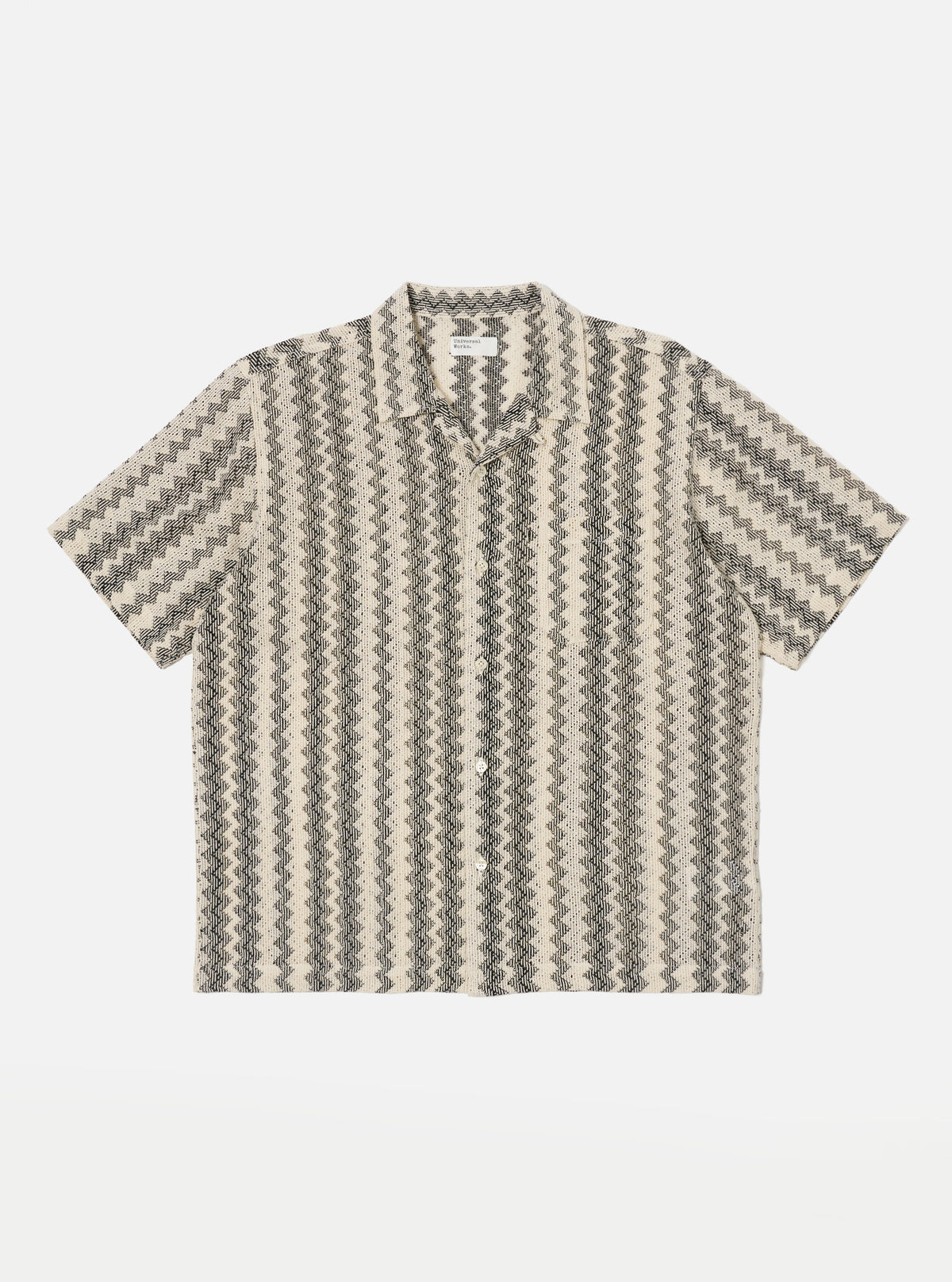 Charcoal Cotton Lattice Road Shirt