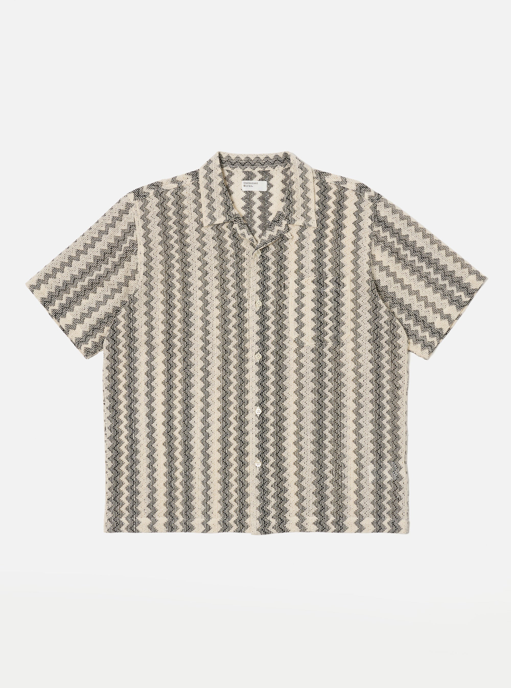 Charcoal Cotton Lattice Road Shirt