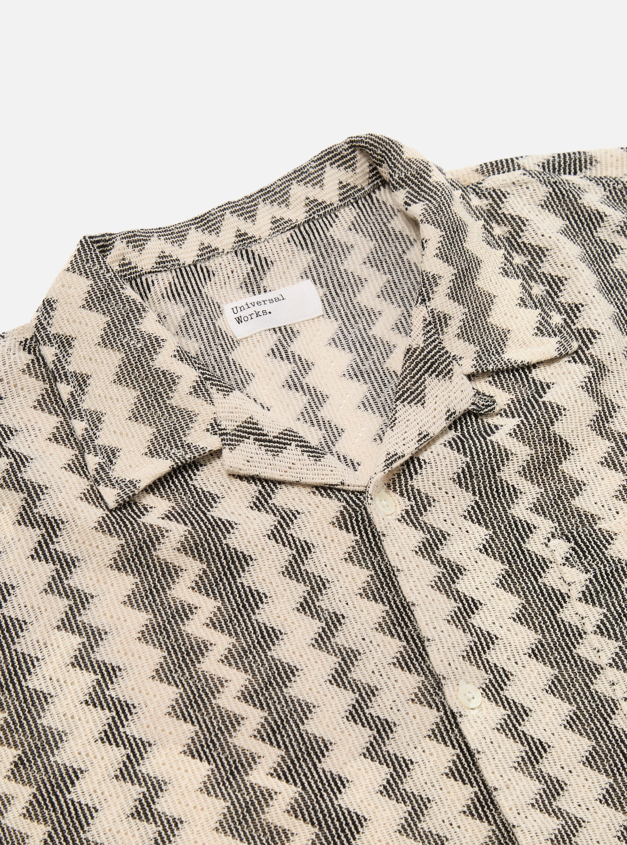 Charcoal Cotton Lattice Road Shirt