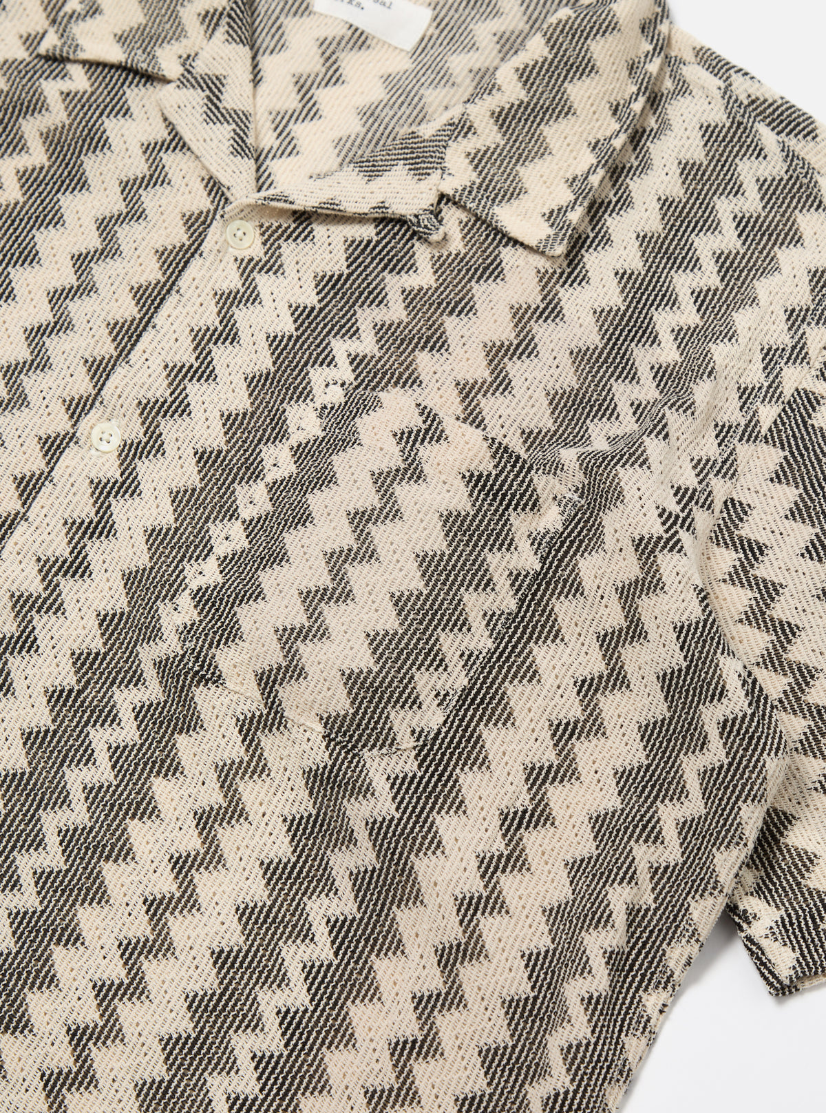 Charcoal Cotton Lattice Road Shirt