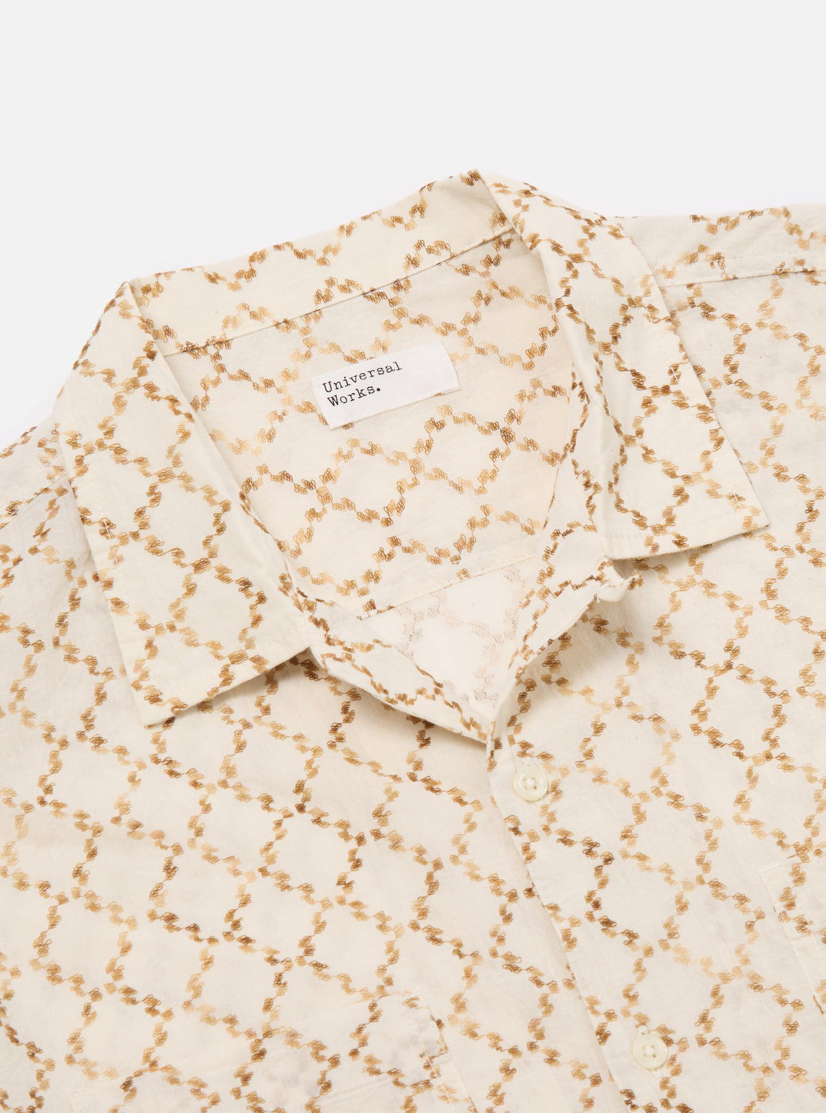 Camel Mitla Weave Work Shirt