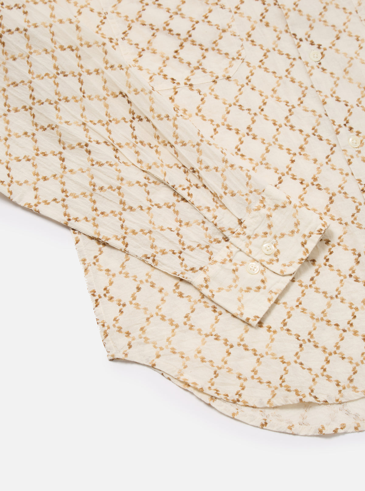 Camel Mitla Weave Work Shirt