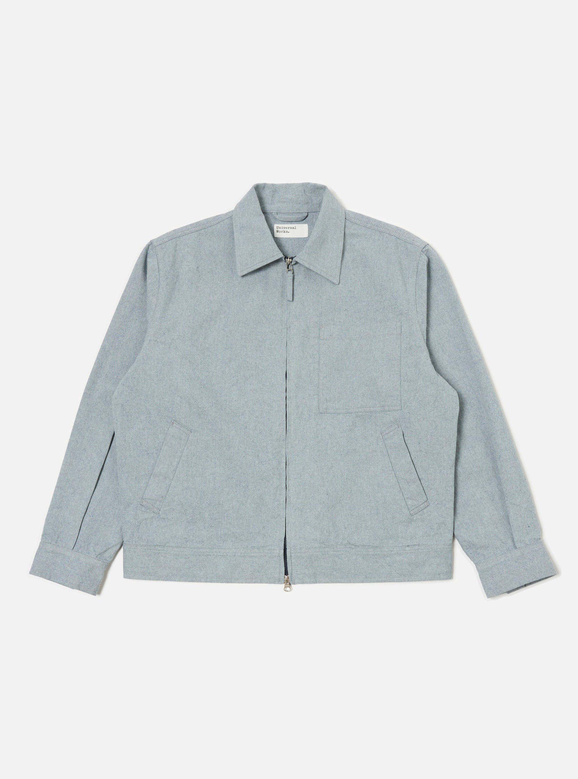 Indigo Reworked Jean Cloth Rose Bowl Jacket