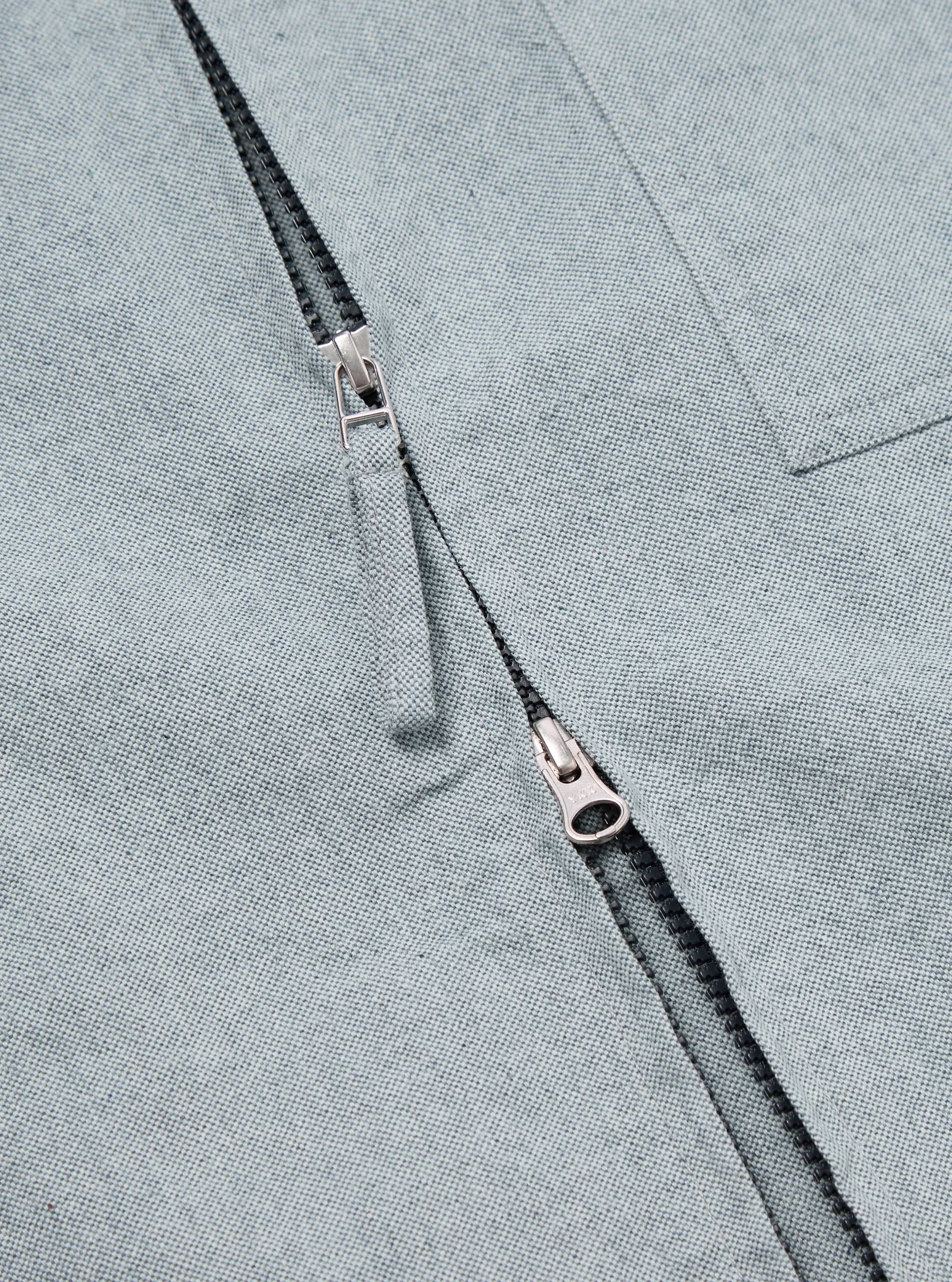 Indigo Reworked Jean Cloth Rose Bowl Jacket