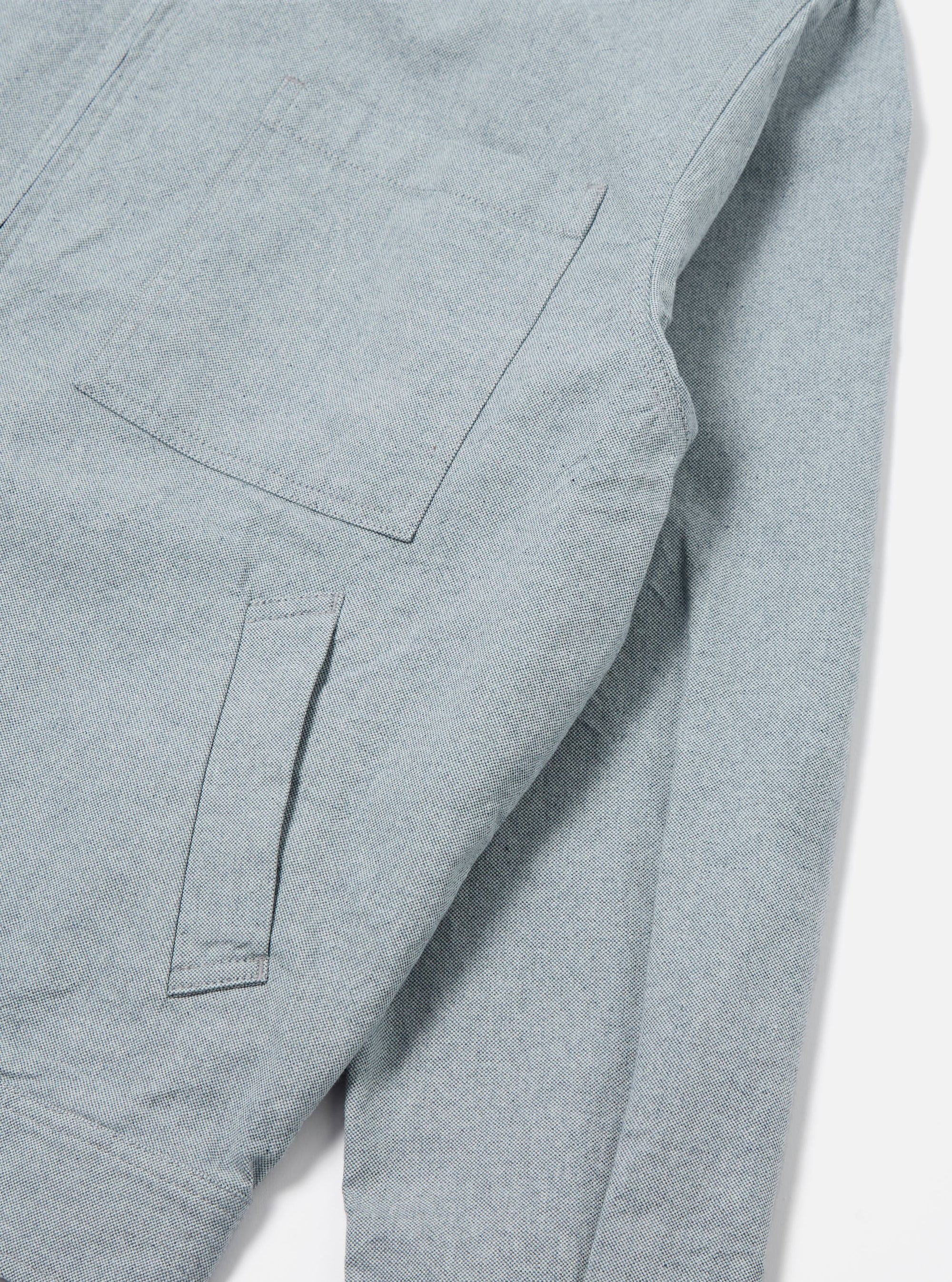 Indigo Reworked Jean Cloth Rose Bowl Jacket